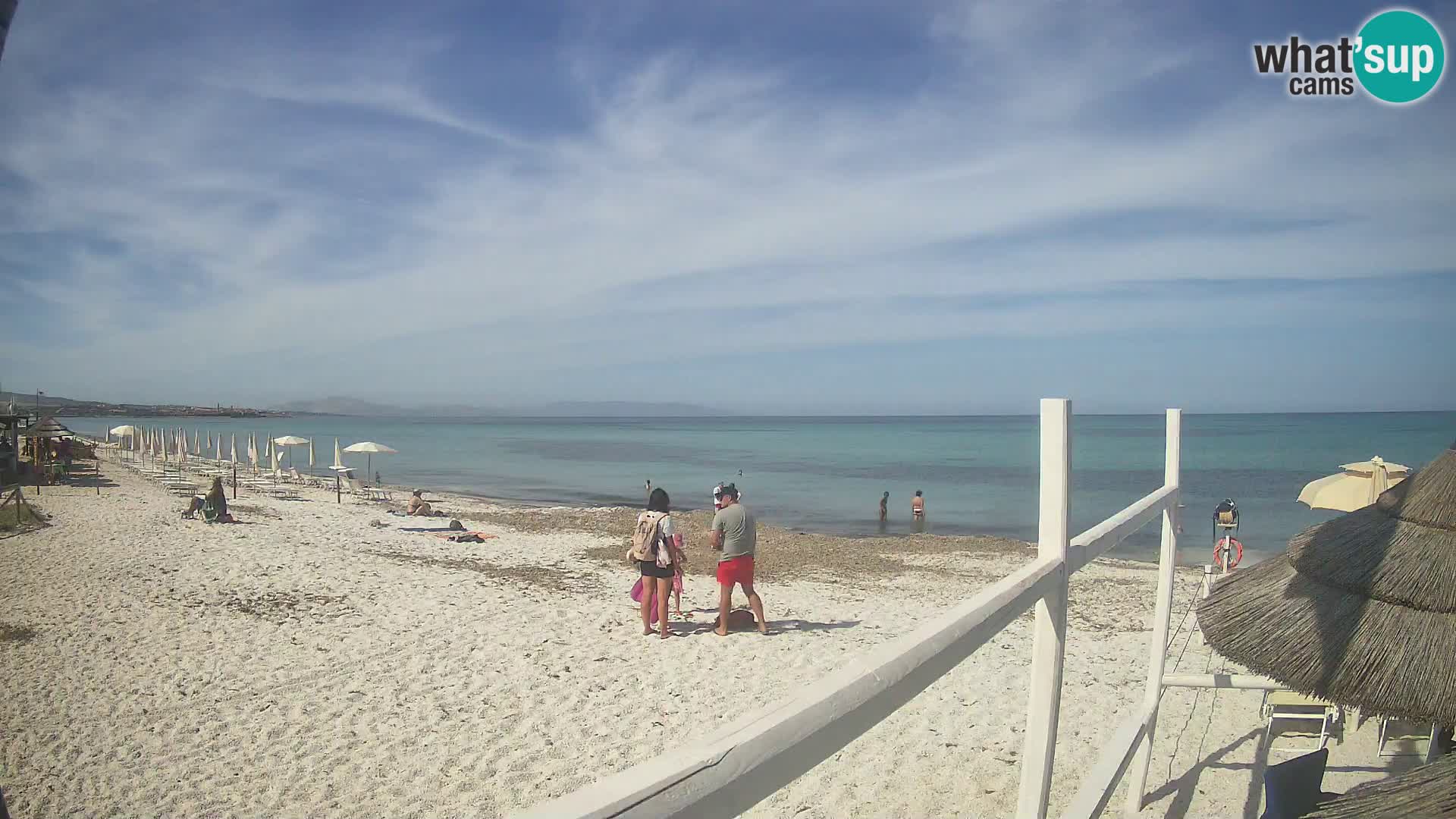 Strand Le Saline webcam Stintino | Sardinien