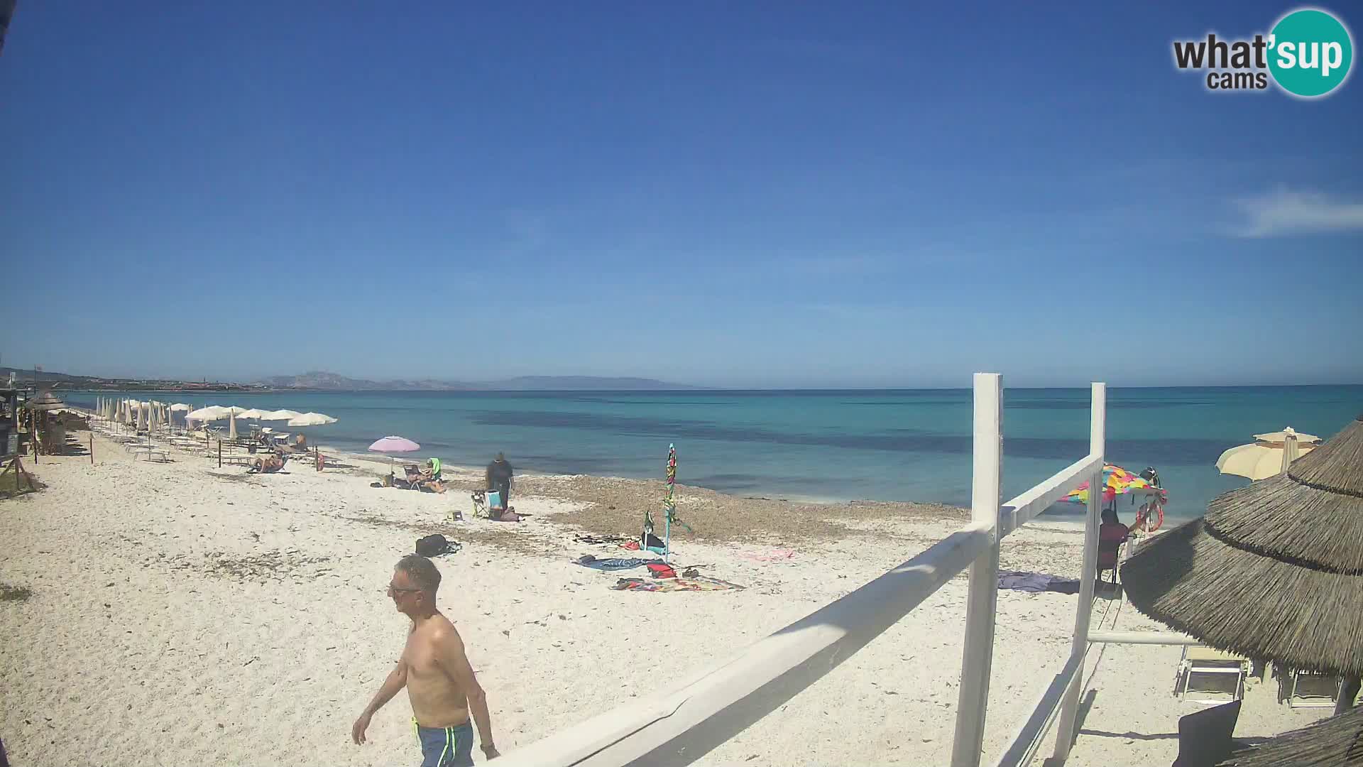 Strand Le Saline webcam Stintino | Sardinien