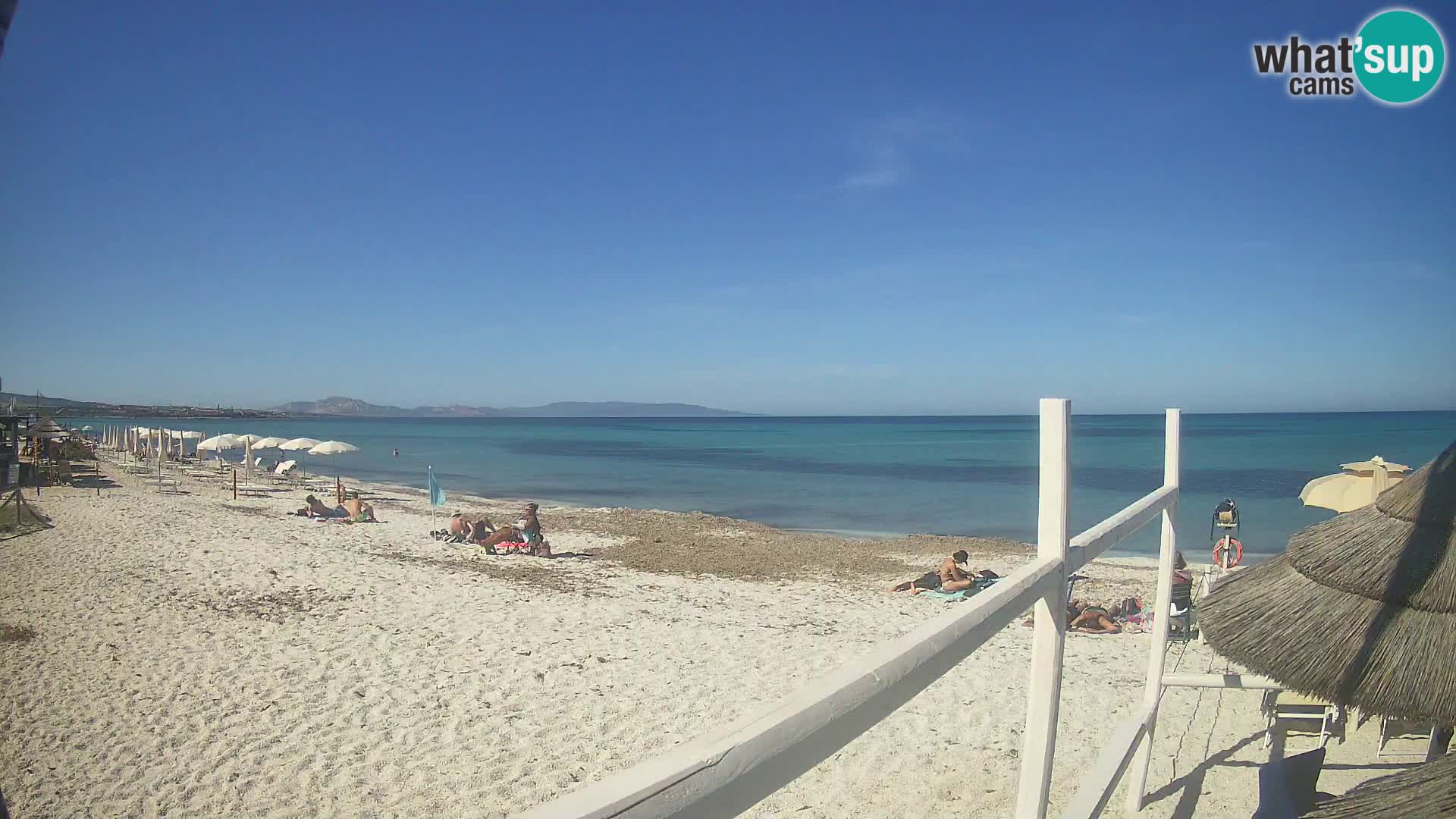 Strand Le Saline webcam Stintino | Sardinien