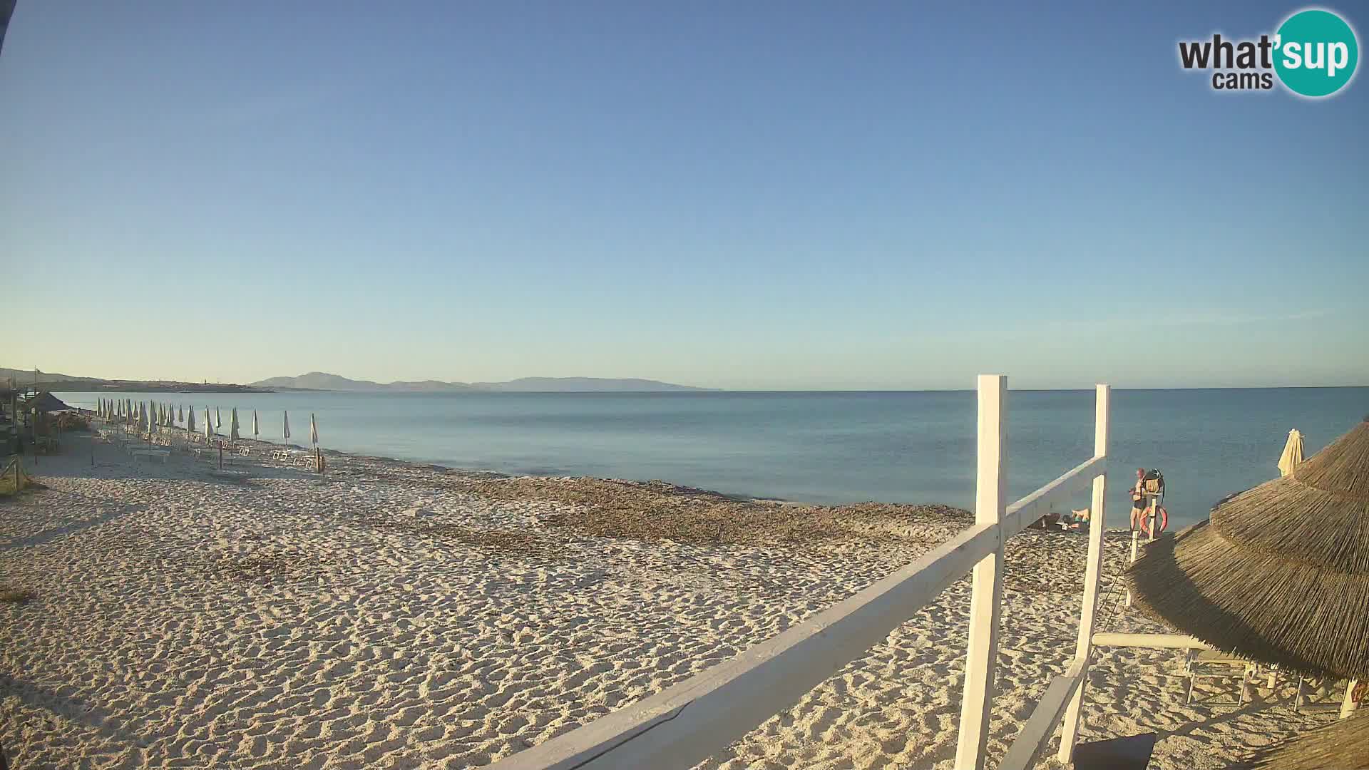 Strand Le Saline webcam Stintino | Sardinien