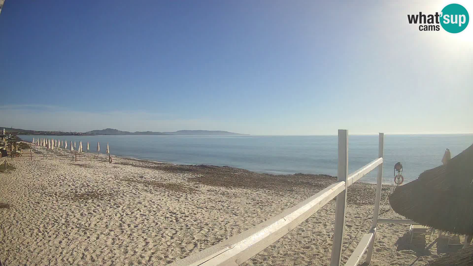 Strand Le Saline webcam Stintino | Sardinien