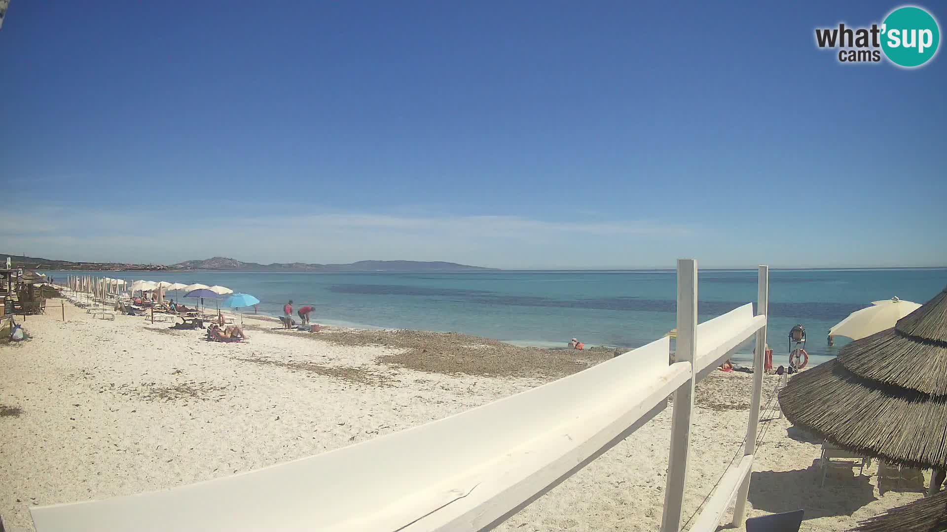 Strand Le Saline webcam Stintino | Sardinien