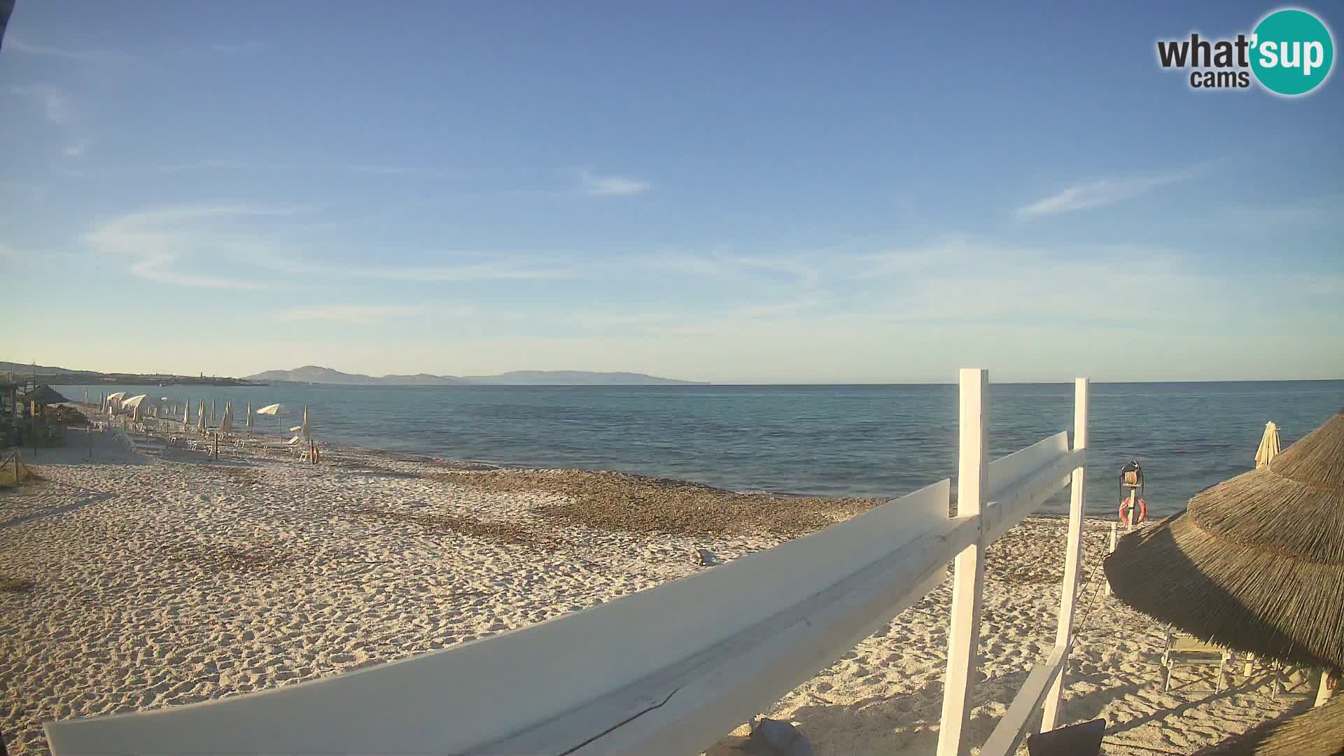 Spletna kamera plaža Le Saline Stintino | Sardinija