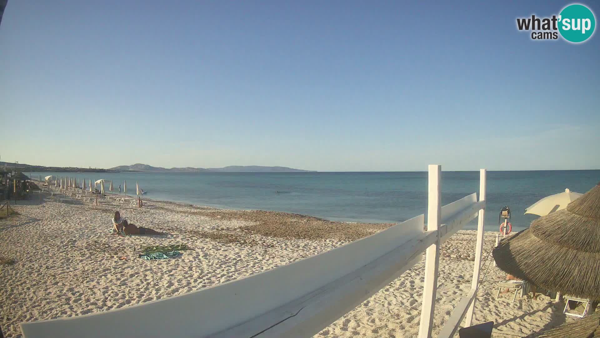 Strand Le Saline webcam Stintino | Sardinien