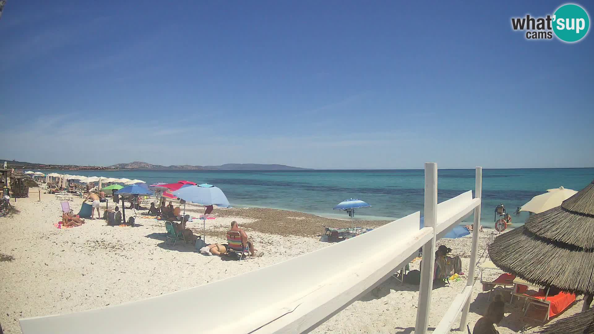 Spletna kamera plaža Le Saline Stintino | Sardinija