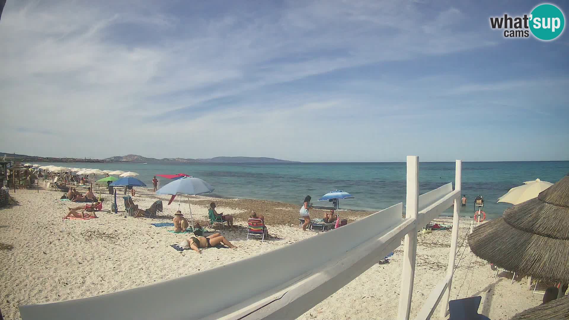 Spletna kamera plaža Le Saline Stintino | Sardinija