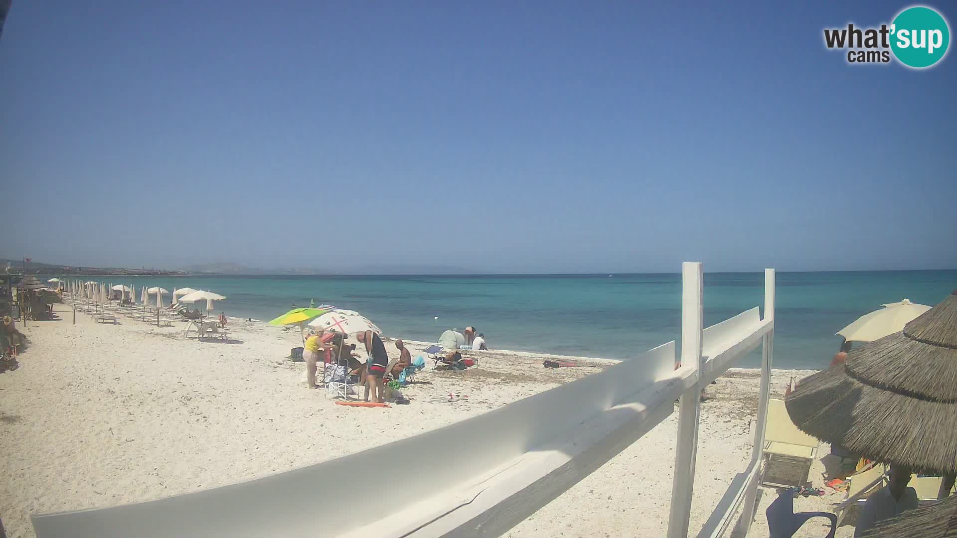 Camera en vivo Playa Le Saline Stintino | Cerdeña