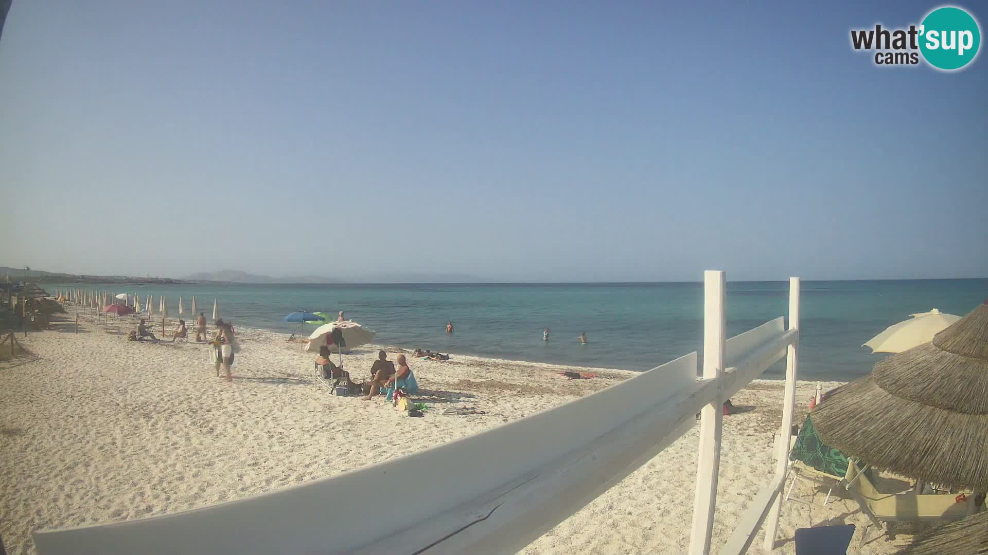 Spletna kamera plaža Le Saline Stintino | Sardinija