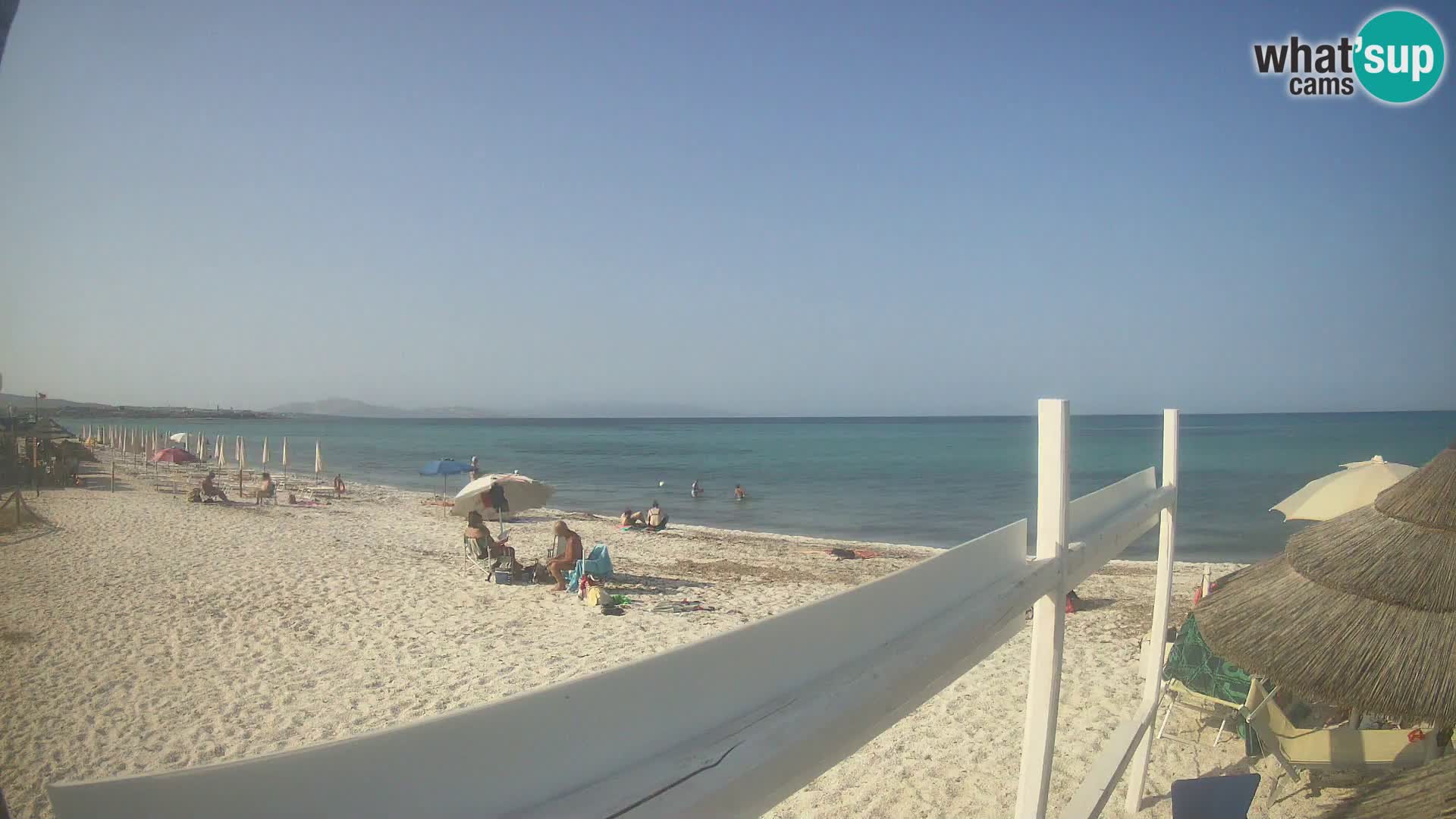 Spletna kamera plaža Le Saline Stintino | Sardinija