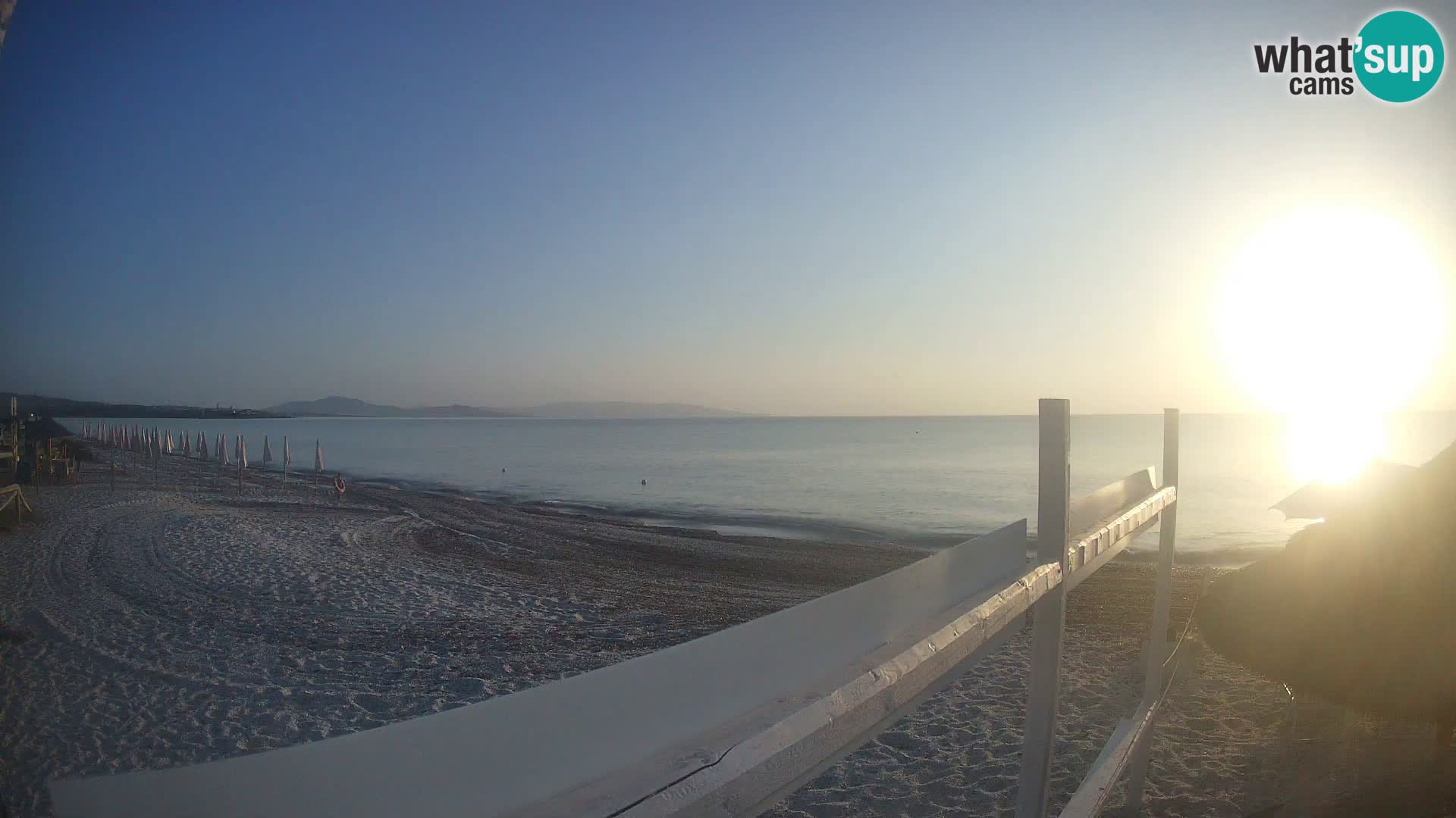 Spletna kamera plaža Le Saline Stintino | Sardinija