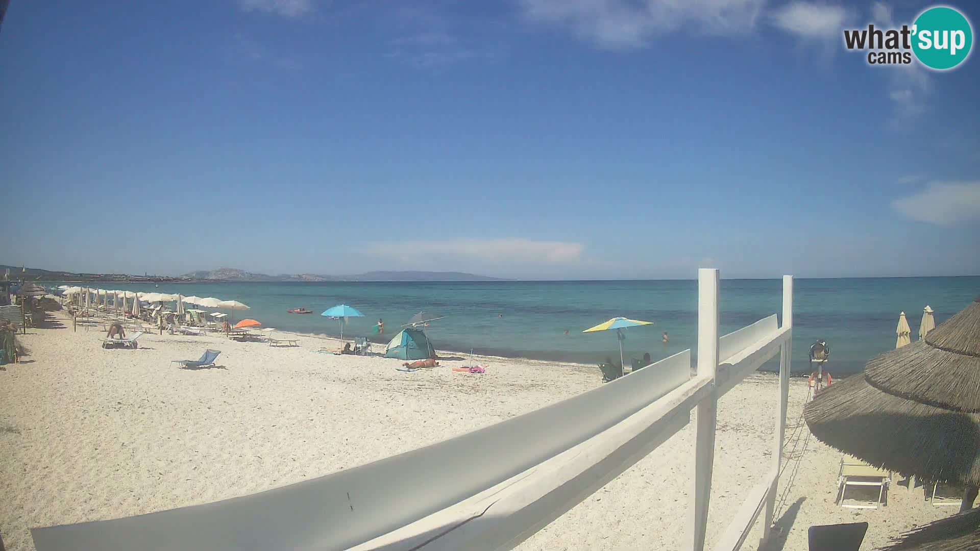 Spletna kamera plaža Le Saline Stintino | Sardinija