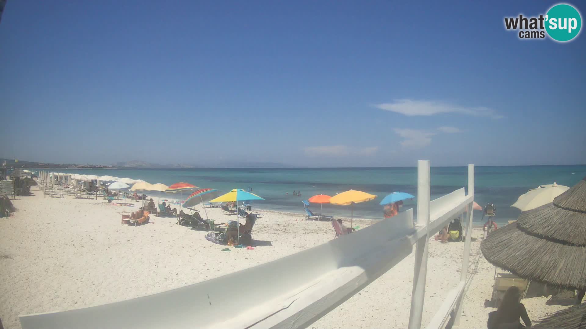 Spletna kamera plaža Le Saline Stintino | Sardinija