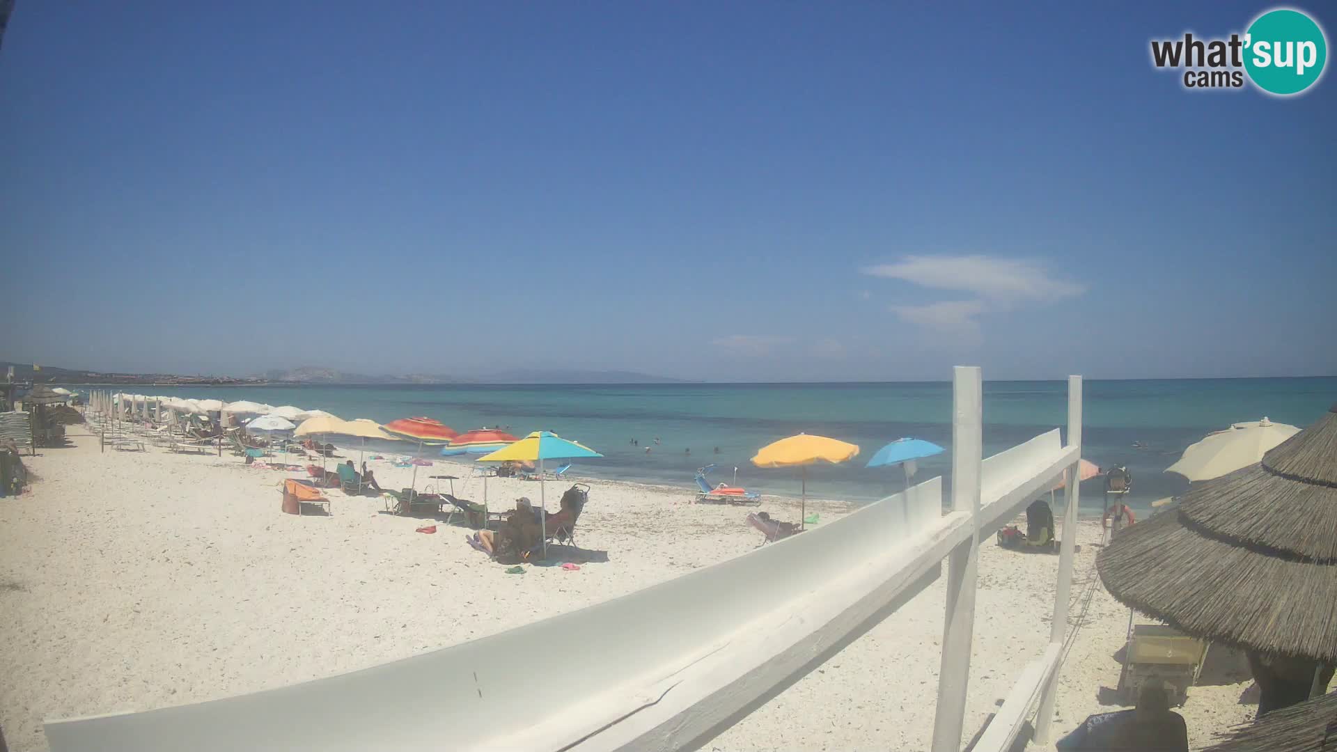 Spletna kamera plaža Le Saline Stintino | Sardinija