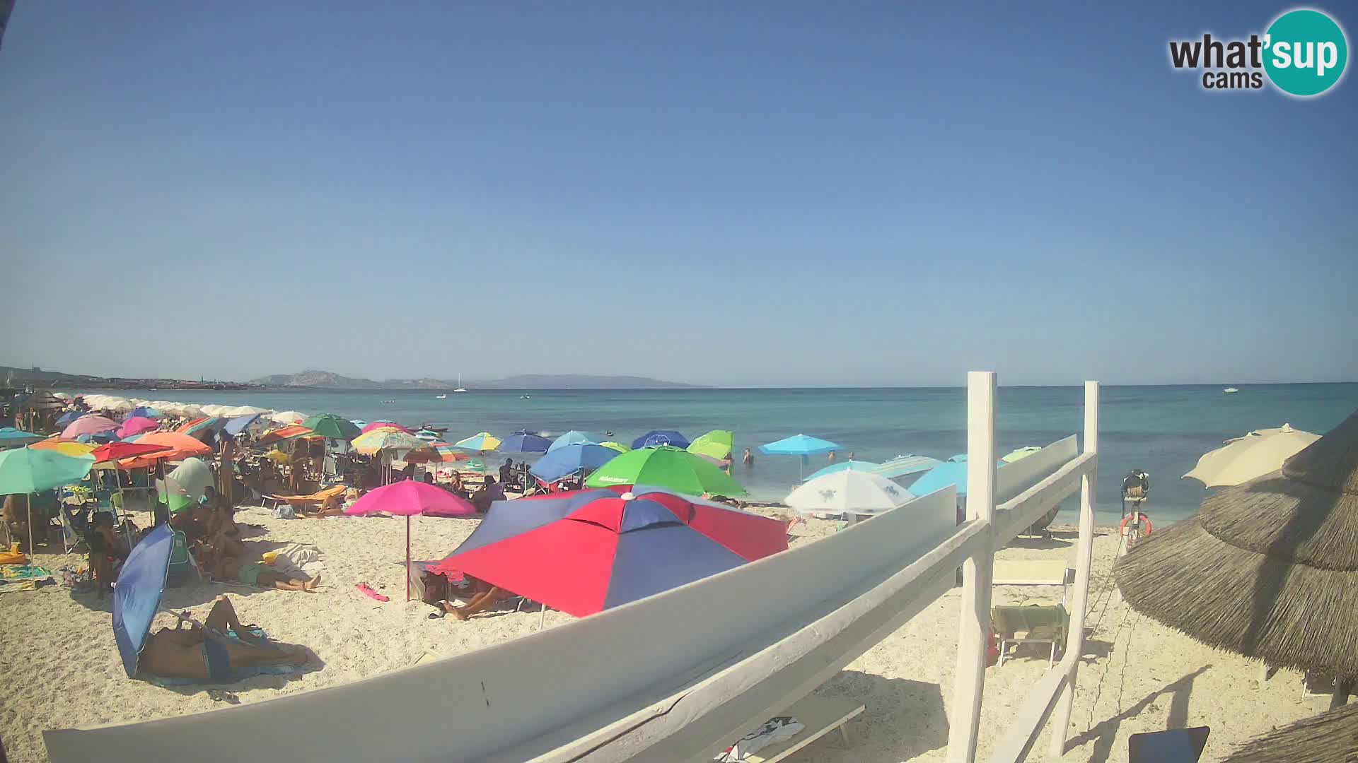 Camera en vivo Playa Le Saline Stintino | Cerdeña