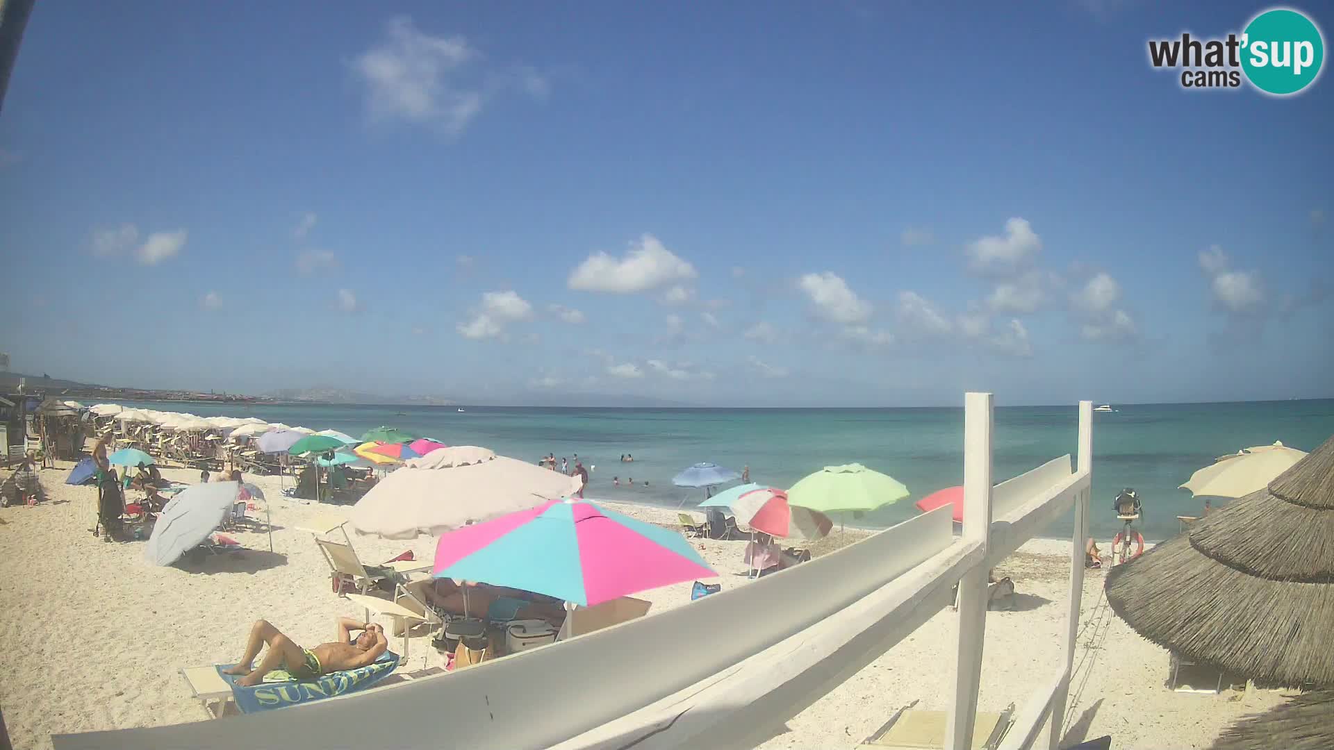 Livecam plage Le Saline Stintino | Sardaigne