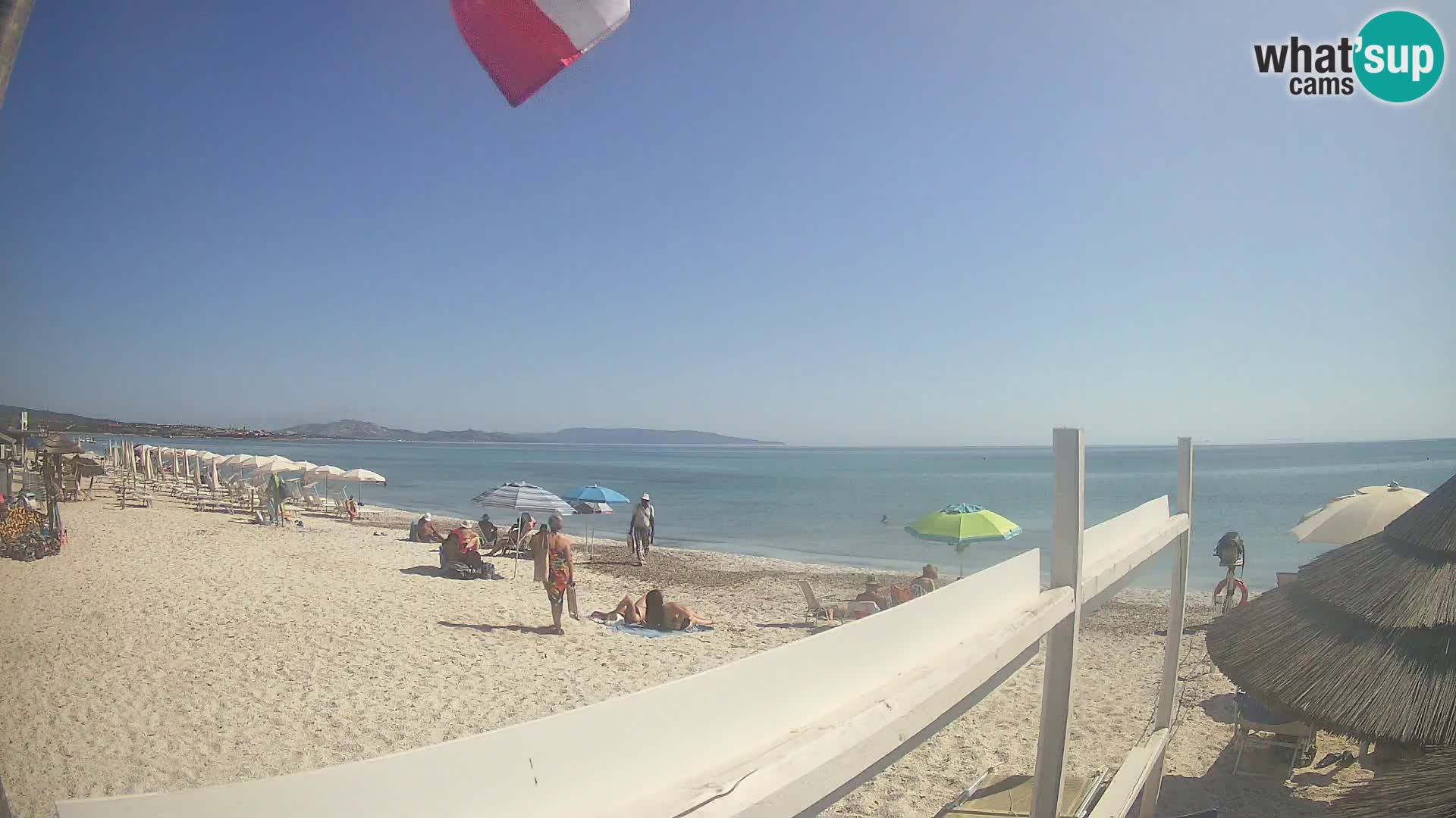 Spletna kamera plaža Le Saline Stintino | Sardinija