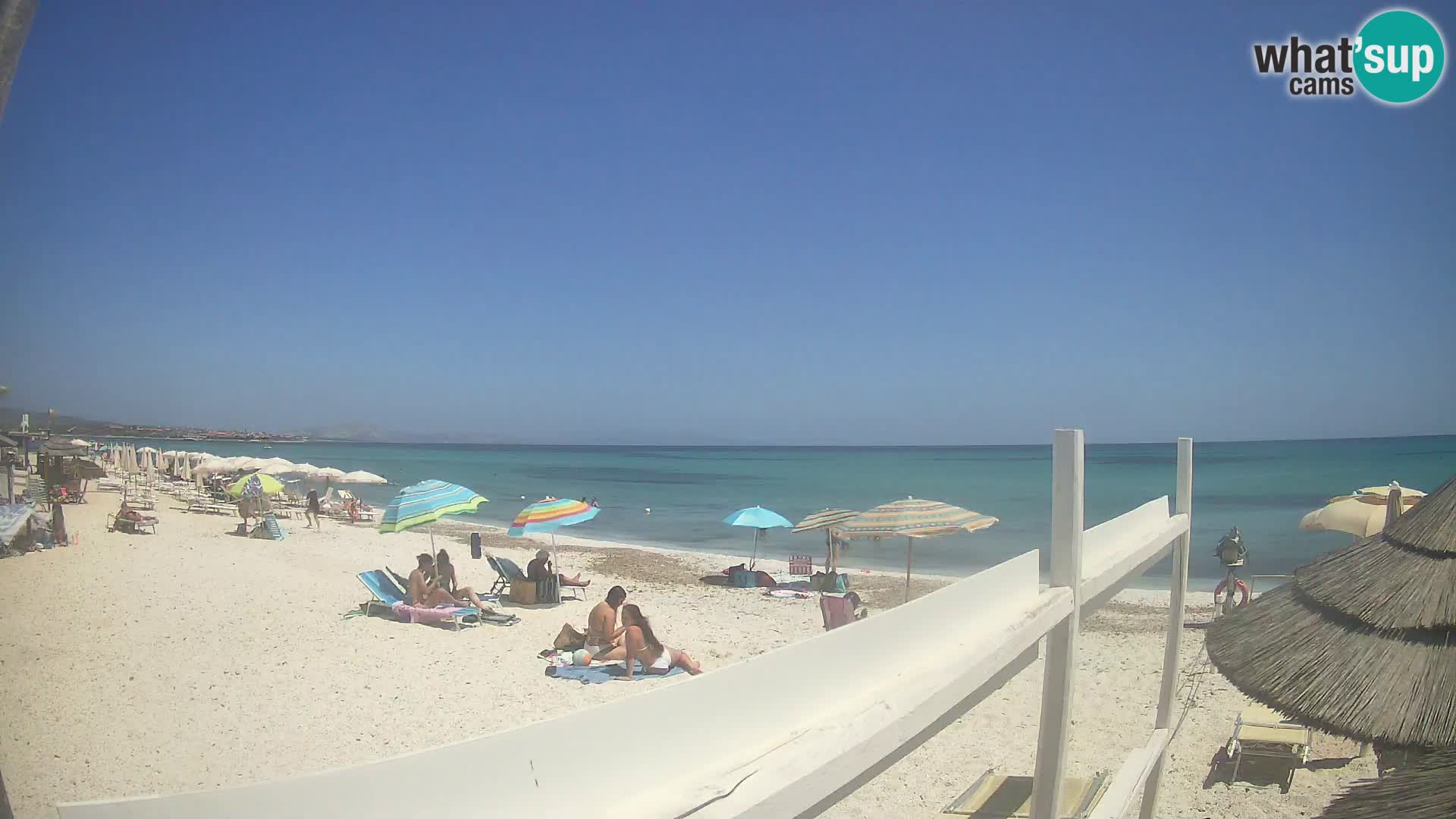 Spletna kamera plaža Le Saline Stintino | Sardinija