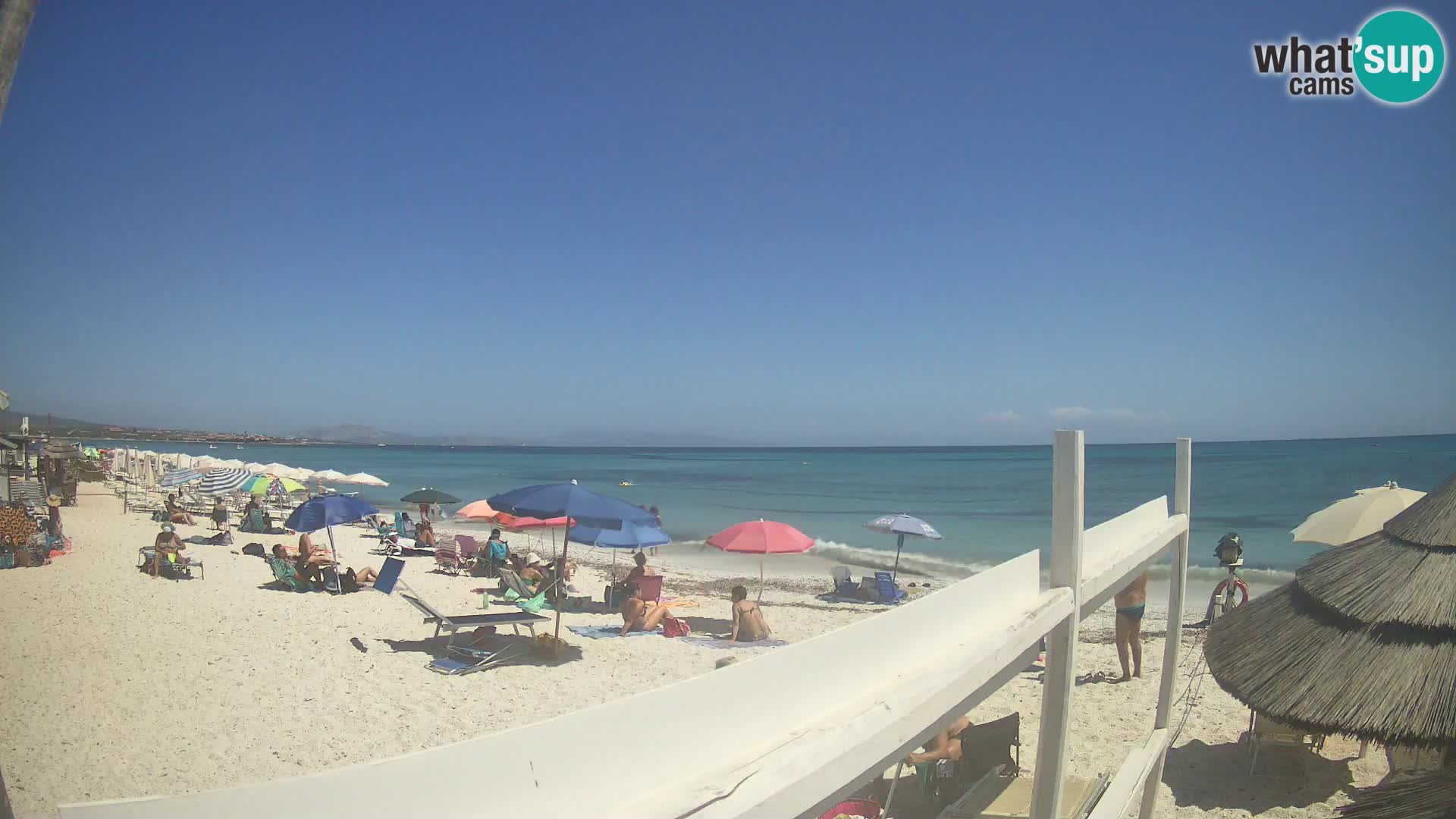 Spletna kamera plaža Le Saline Stintino | Sardinija