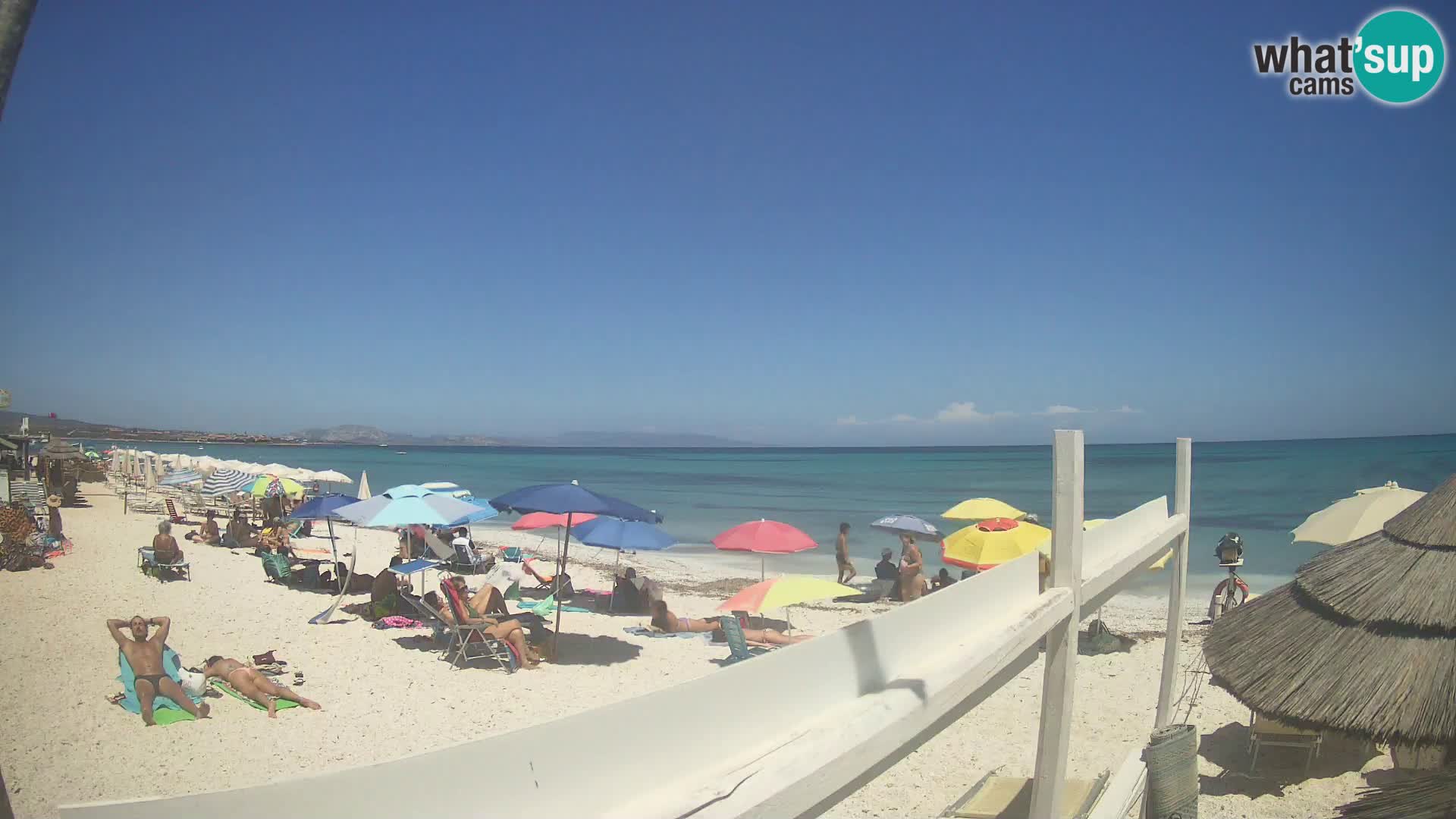 Spletna kamera plaža Le Saline Stintino | Sardinija