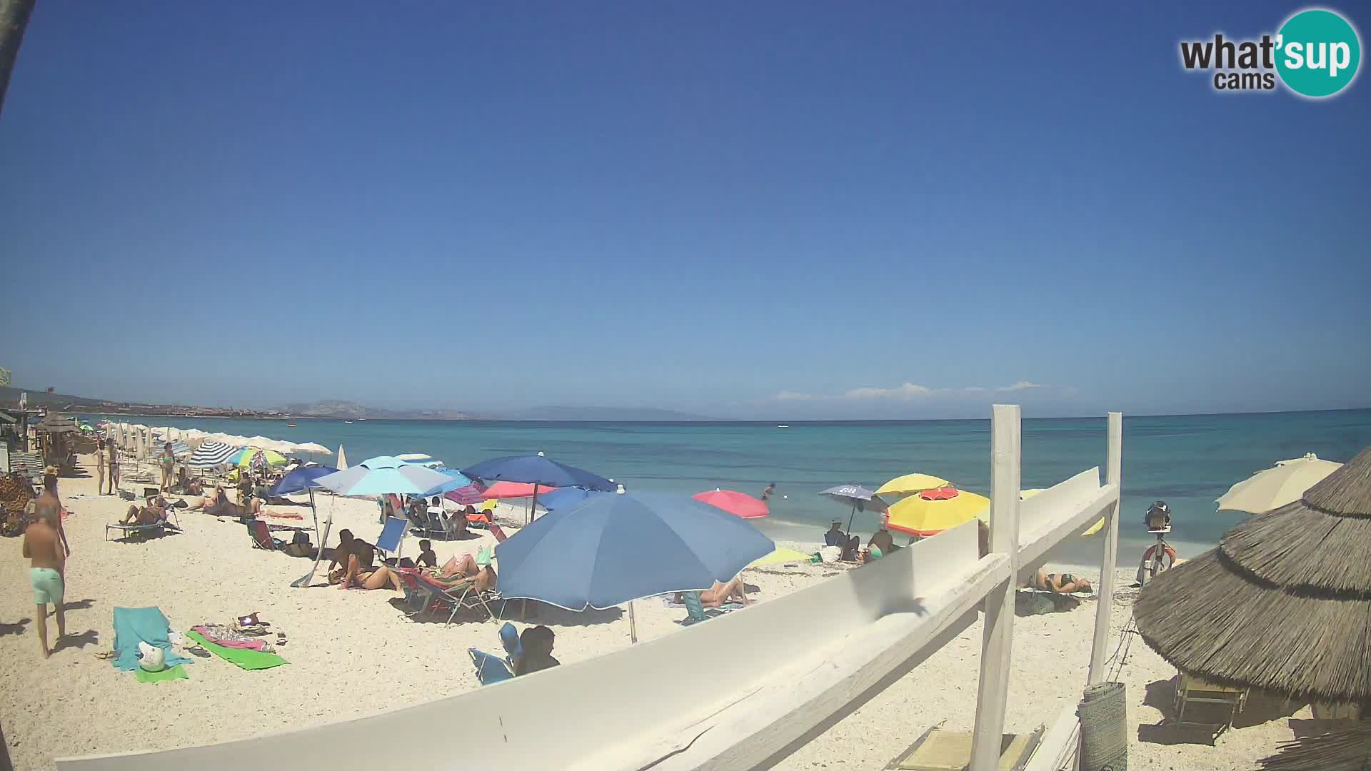 Spletna kamera plaža Le Saline Stintino | Sardinija