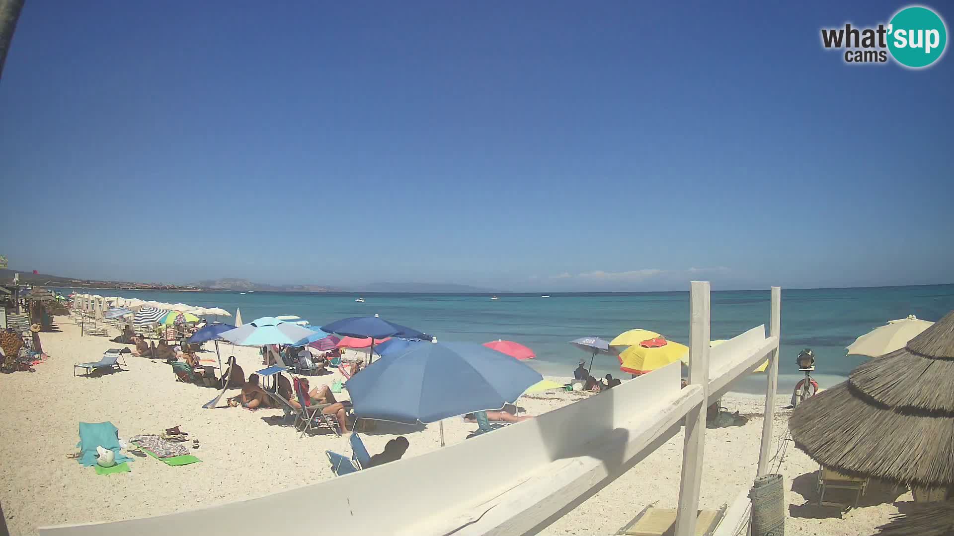 Spletna kamera plaža Le Saline Stintino | Sardinija