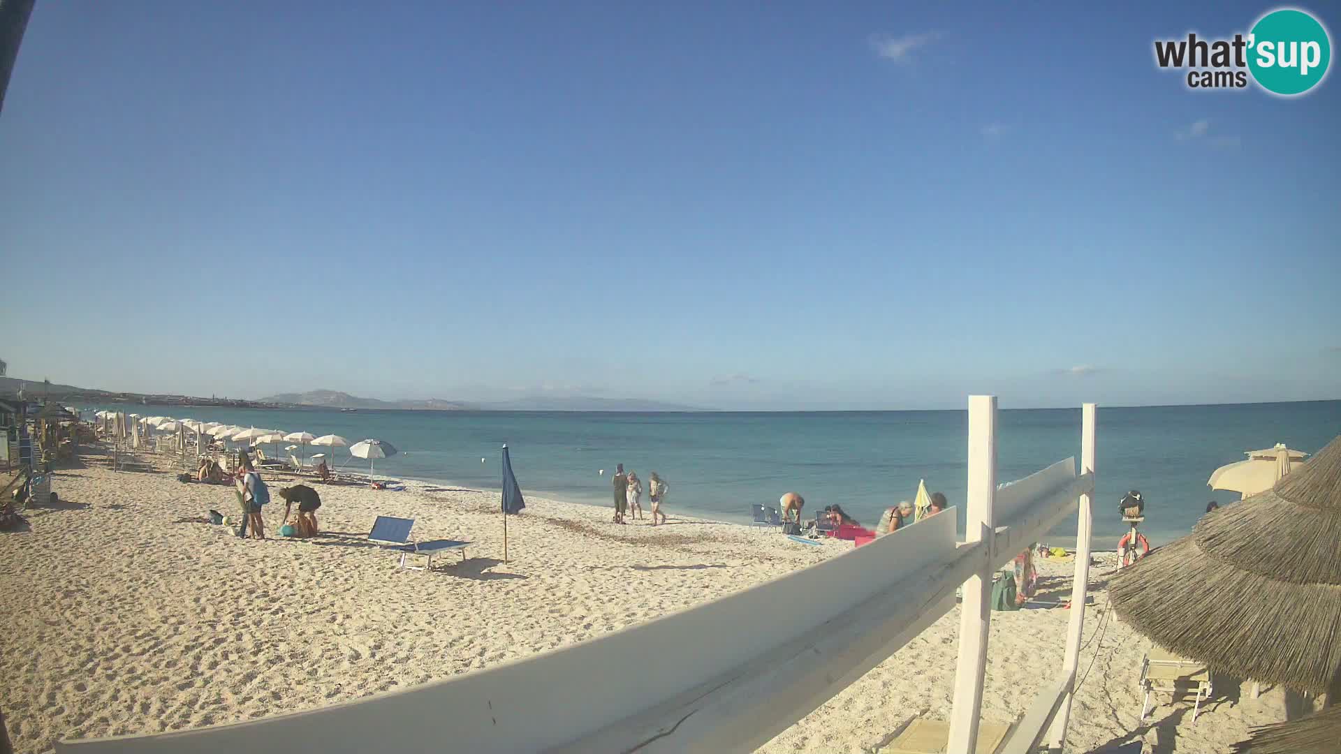 Spletna kamera plaža Le Saline Stintino | Sardinija
