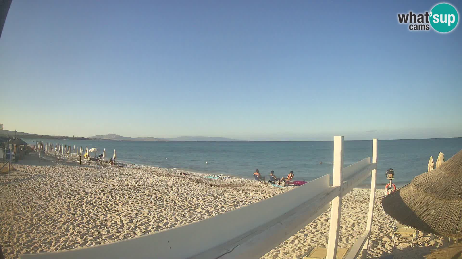 Spletna kamera plaža Le Saline Stintino | Sardinija