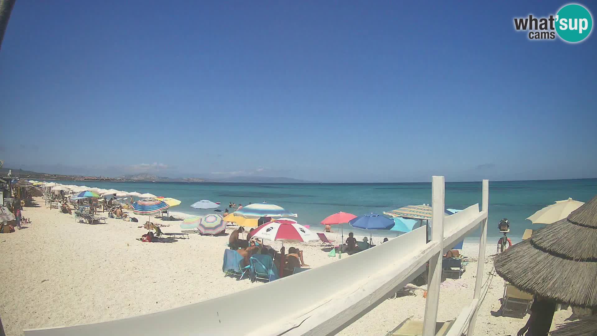 Spletna kamera plaža Le Saline Stintino | Sardinija