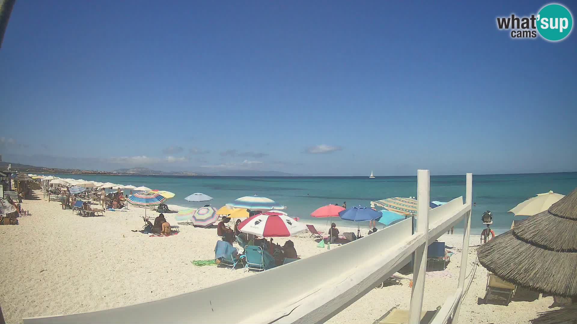 Spletna kamera plaža Le Saline Stintino | Sardinija