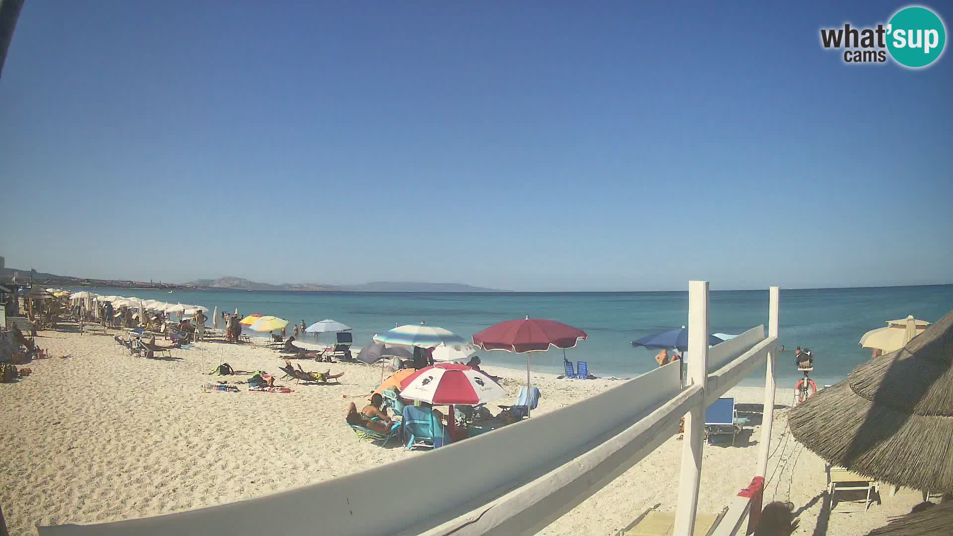 Livecam plage Le Saline Stintino | Sardaigne