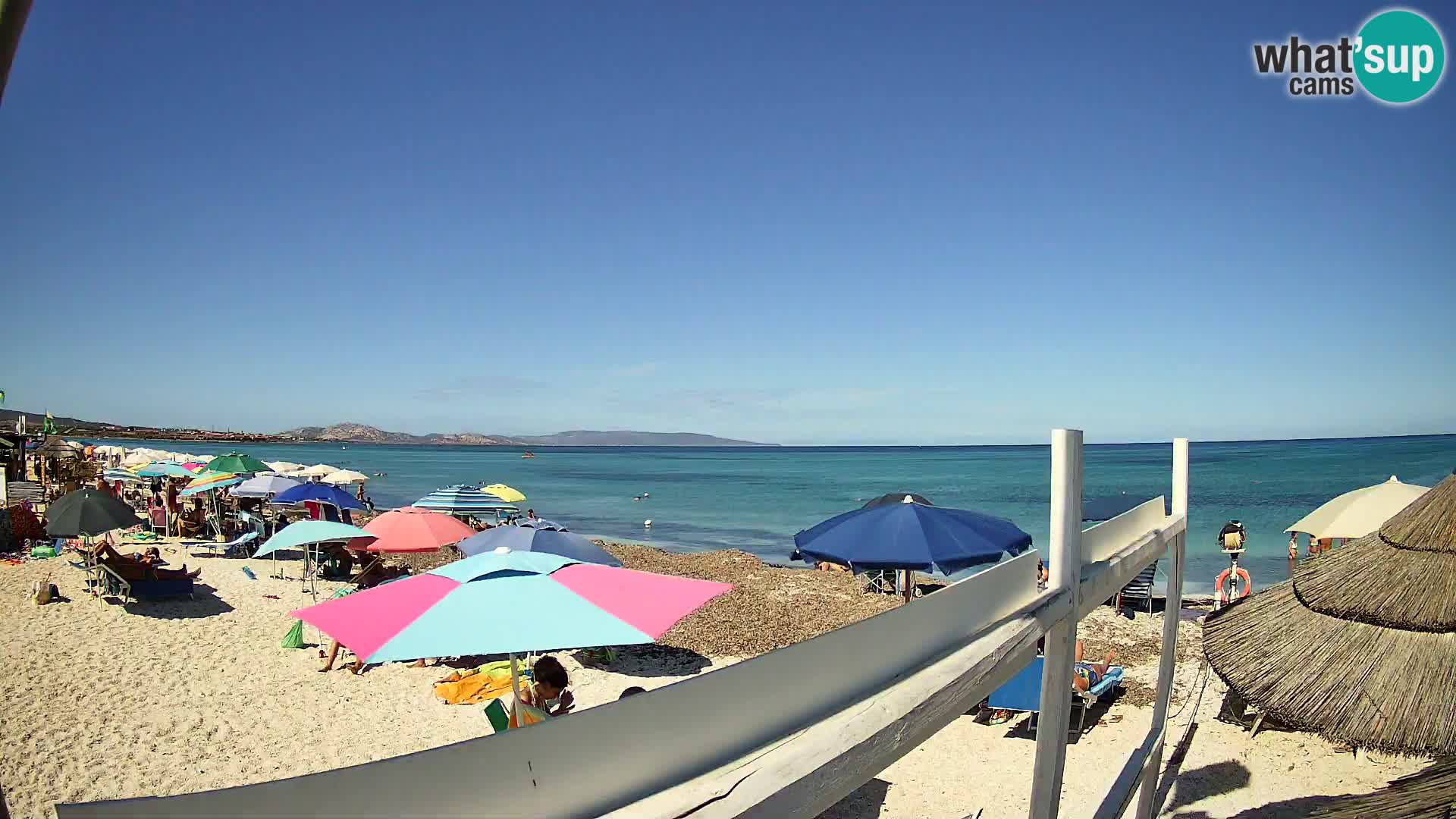 Spletna kamera plaža Le Saline Stintino | Sardinija