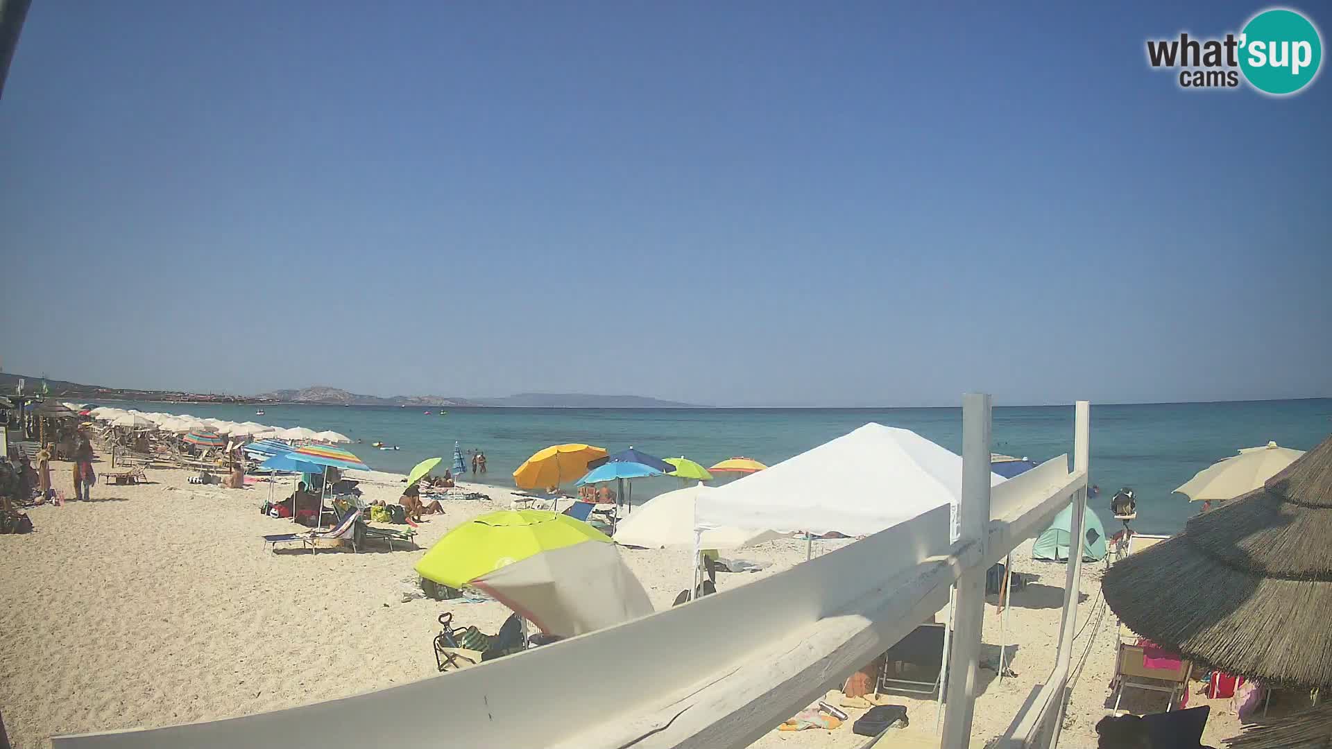 Spletna kamera plaža Le Saline Stintino | Sardinija