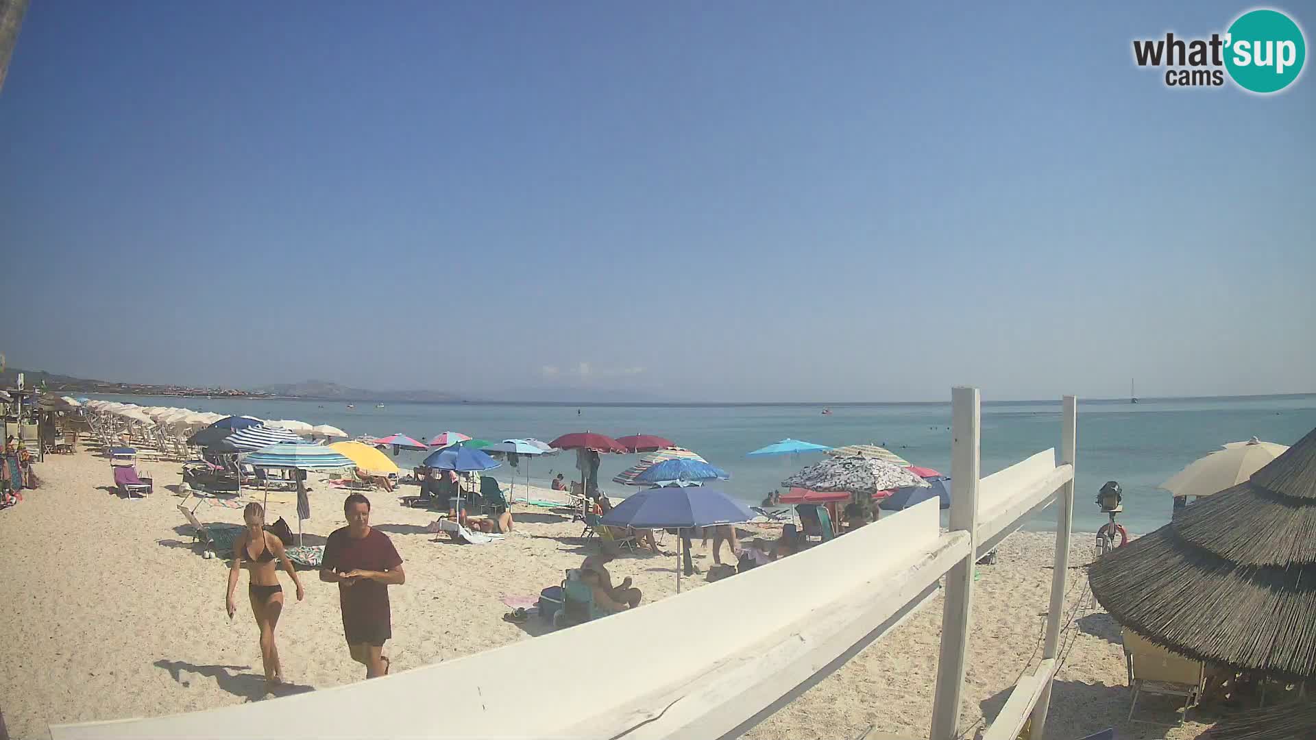 Strand Le Saline webcam Stintino | Sardinien