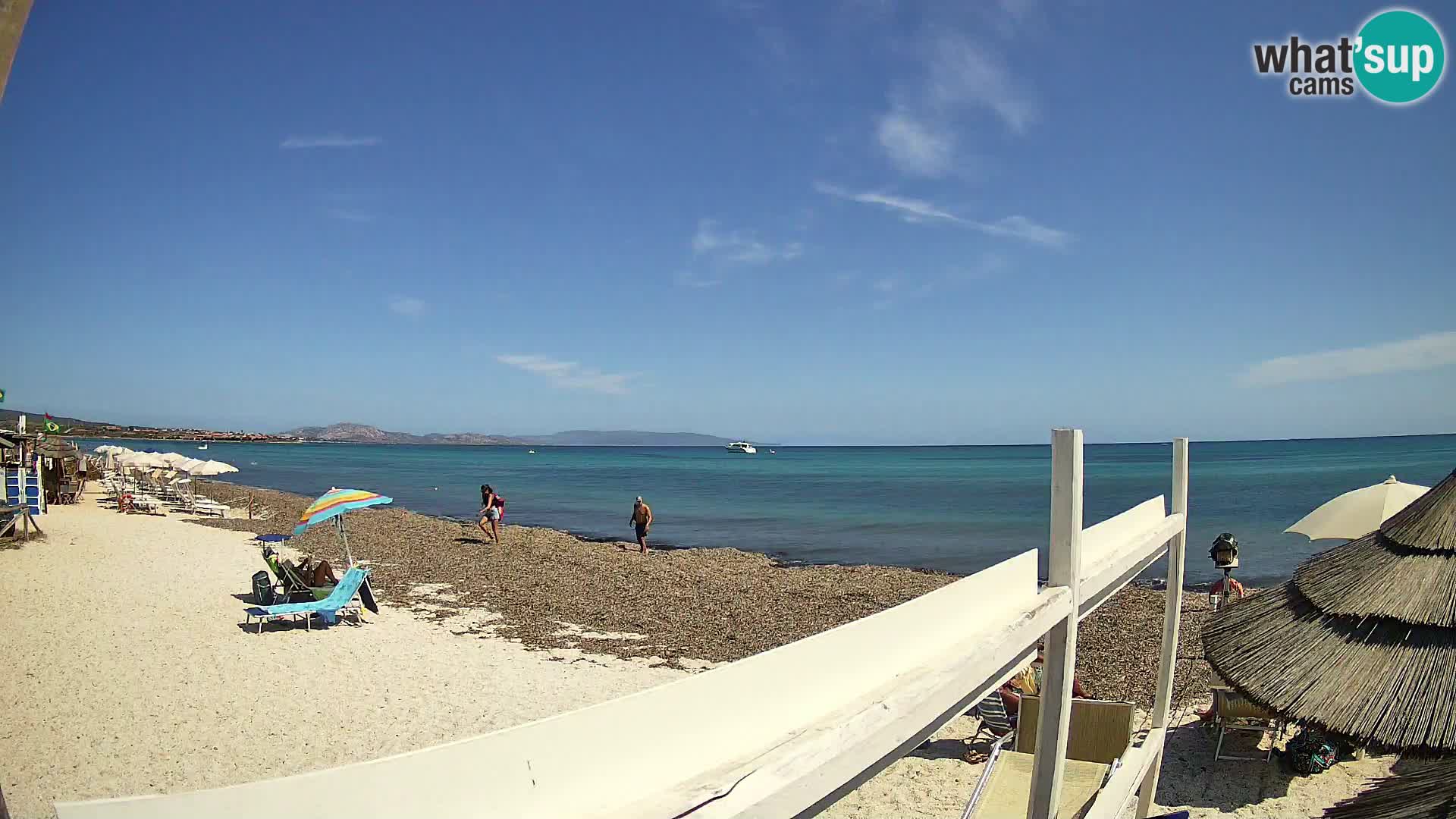 Spletna kamera plaža Le Saline Stintino | Sardinija