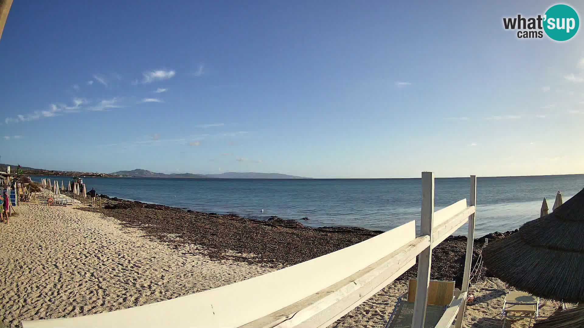 Spletna kamera plaža Le Saline Stintino | Sardinija