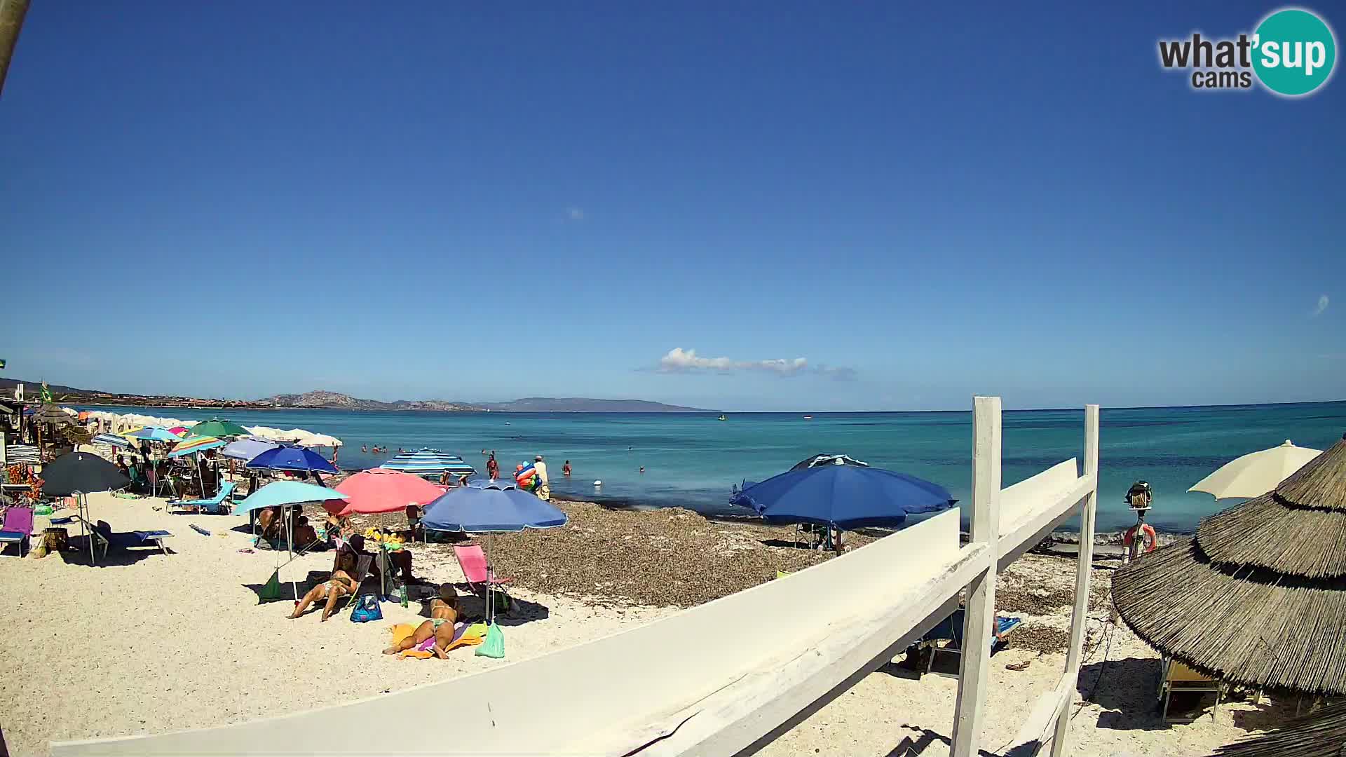 Spletna kamera plaža Le Saline Stintino | Sardinija