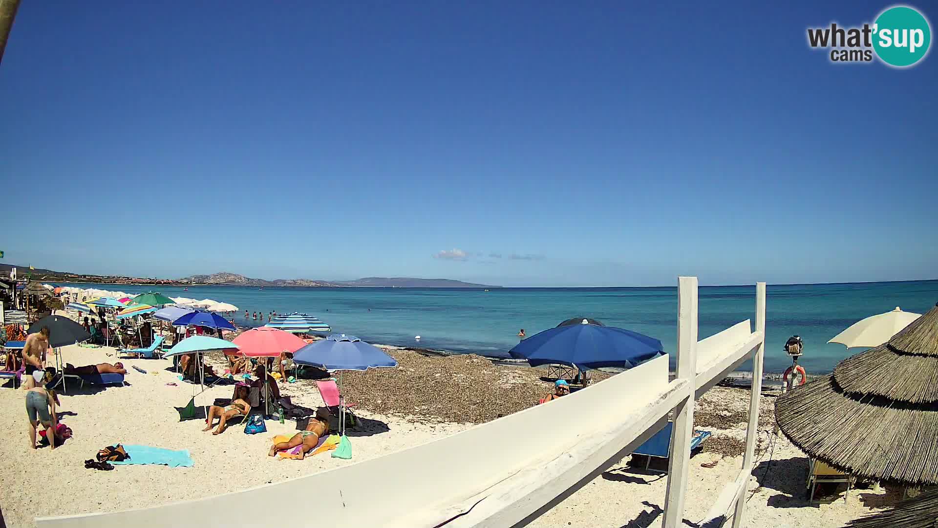 Strand Le Saline webcam Stintino | Sardinien