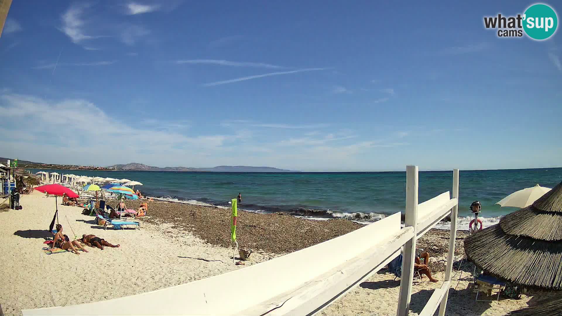 Spletna kamera plaža Le Saline Stintino | Sardinija