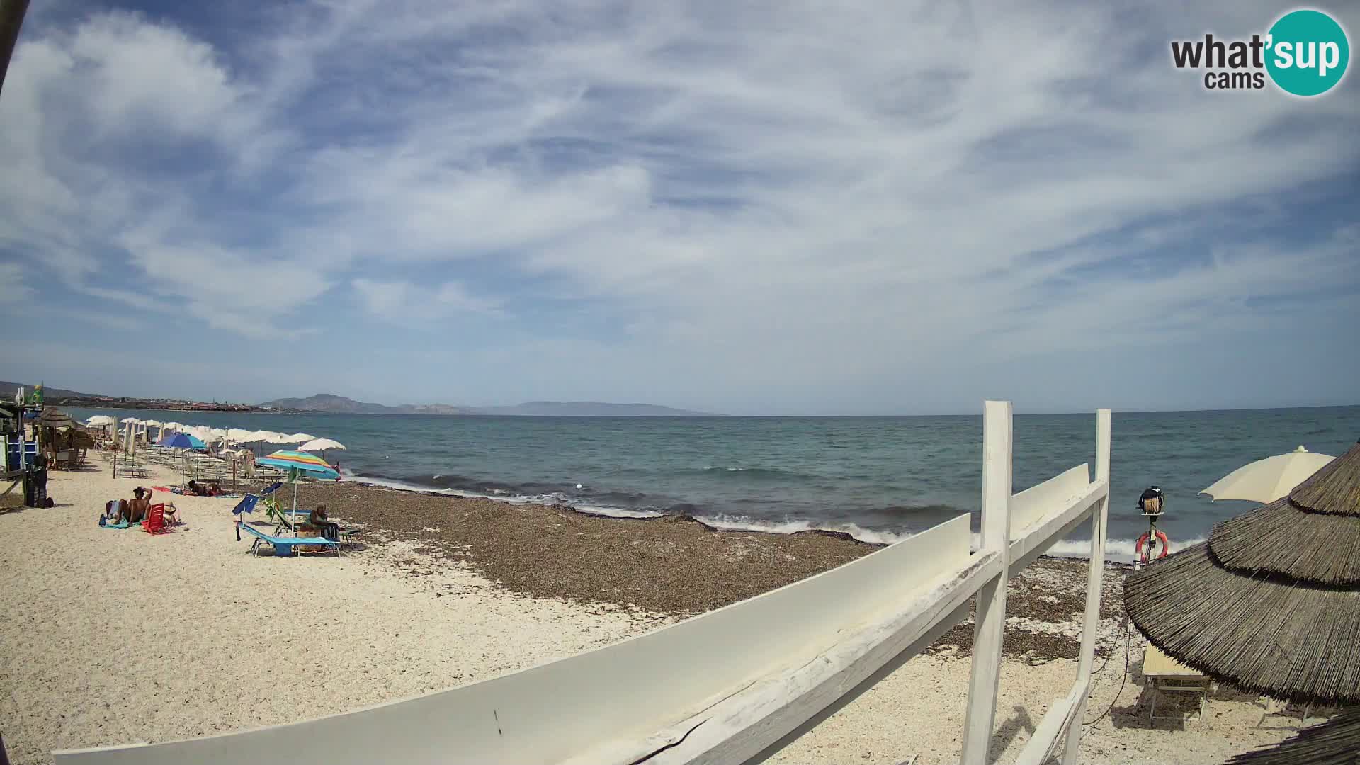 Spletna kamera plaža Le Saline Stintino | Sardinija