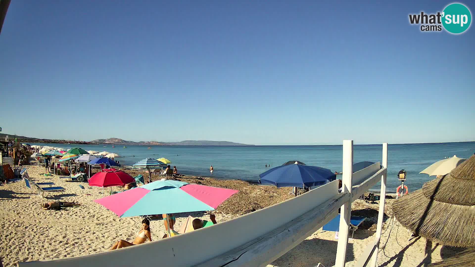 Spletna kamera plaža Le Saline Stintino | Sardinija