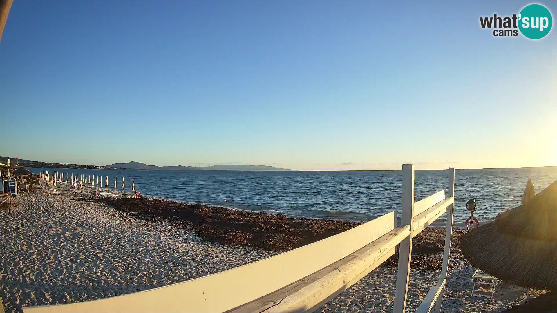 Spletna kamera plaža Le Saline Stintino | Sardinija