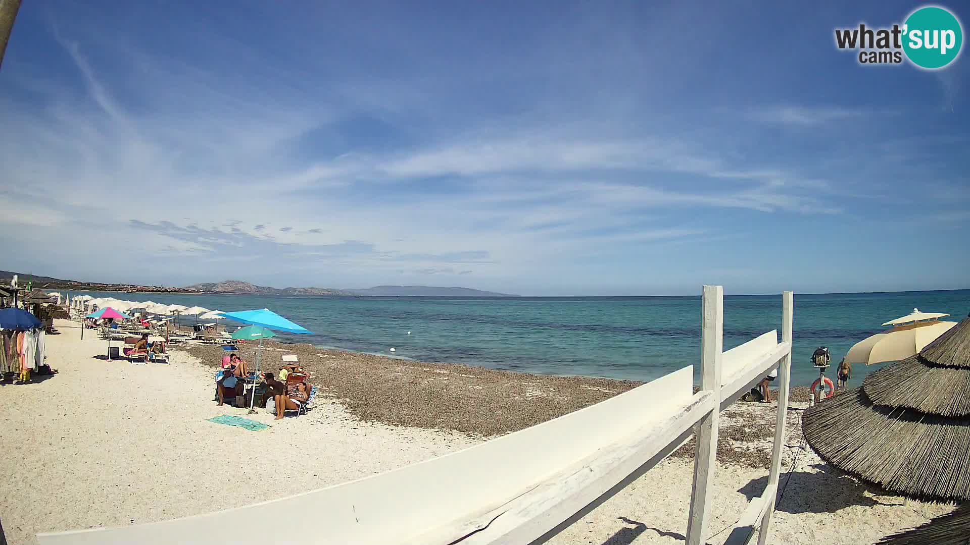 Spletna kamera plaža Le Saline Stintino | Sardinija