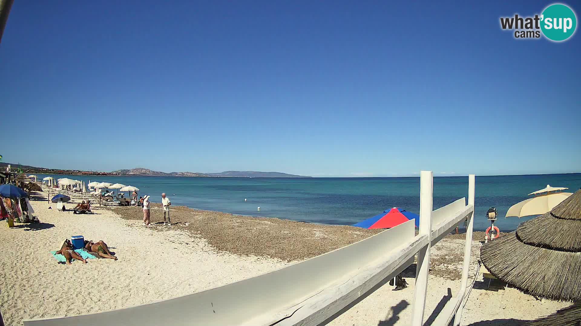 Strand Le Saline webcam Stintino | Sardinien
