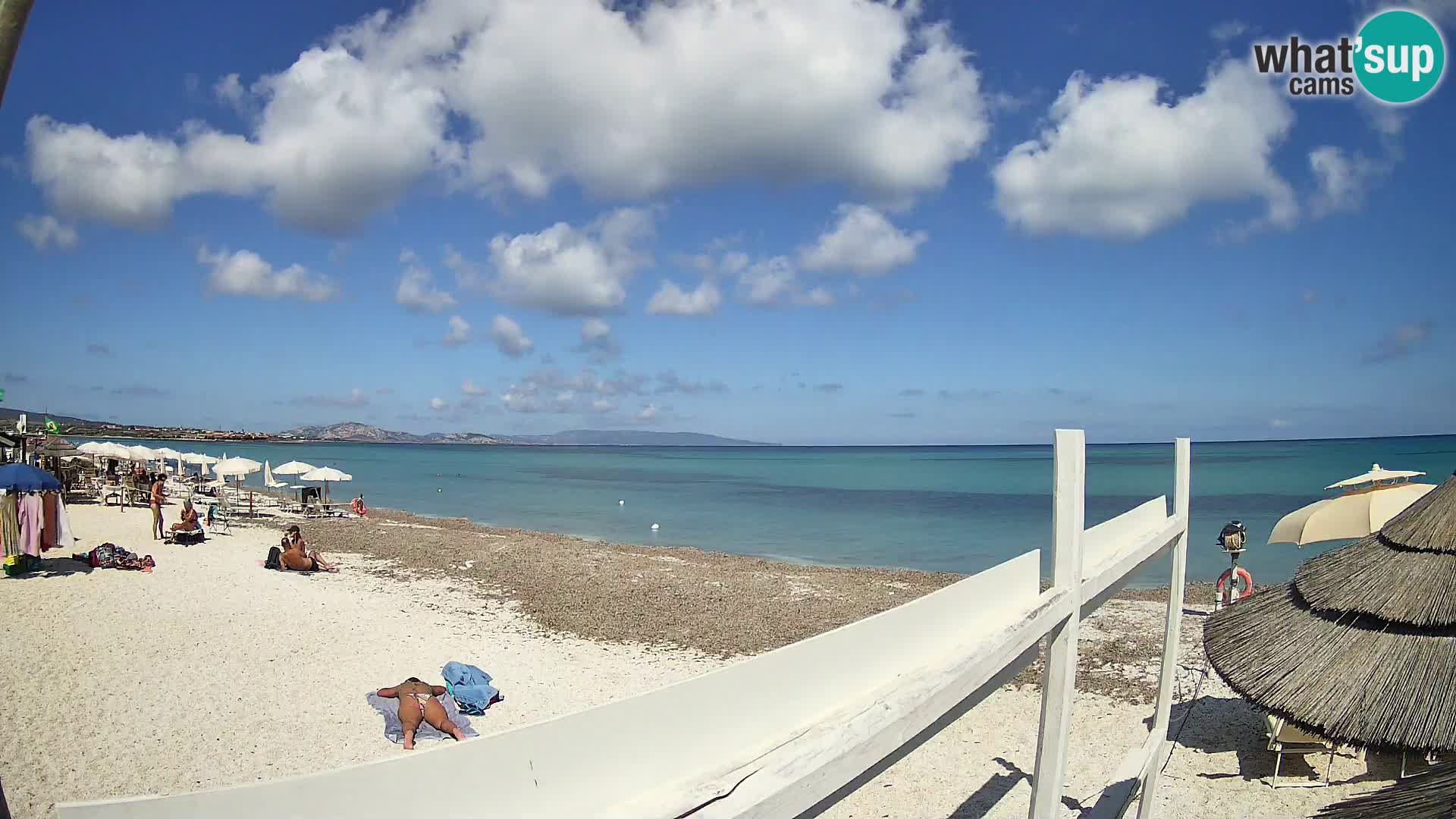 Strand Le Saline webcam Stintino | Sardinien
