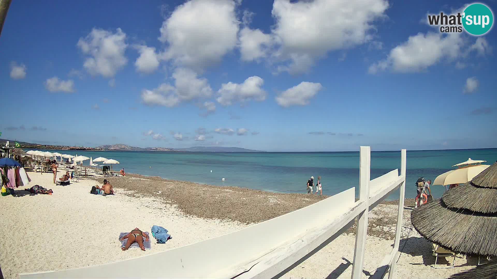 Spletna kamera plaža Le Saline Stintino | Sardinija