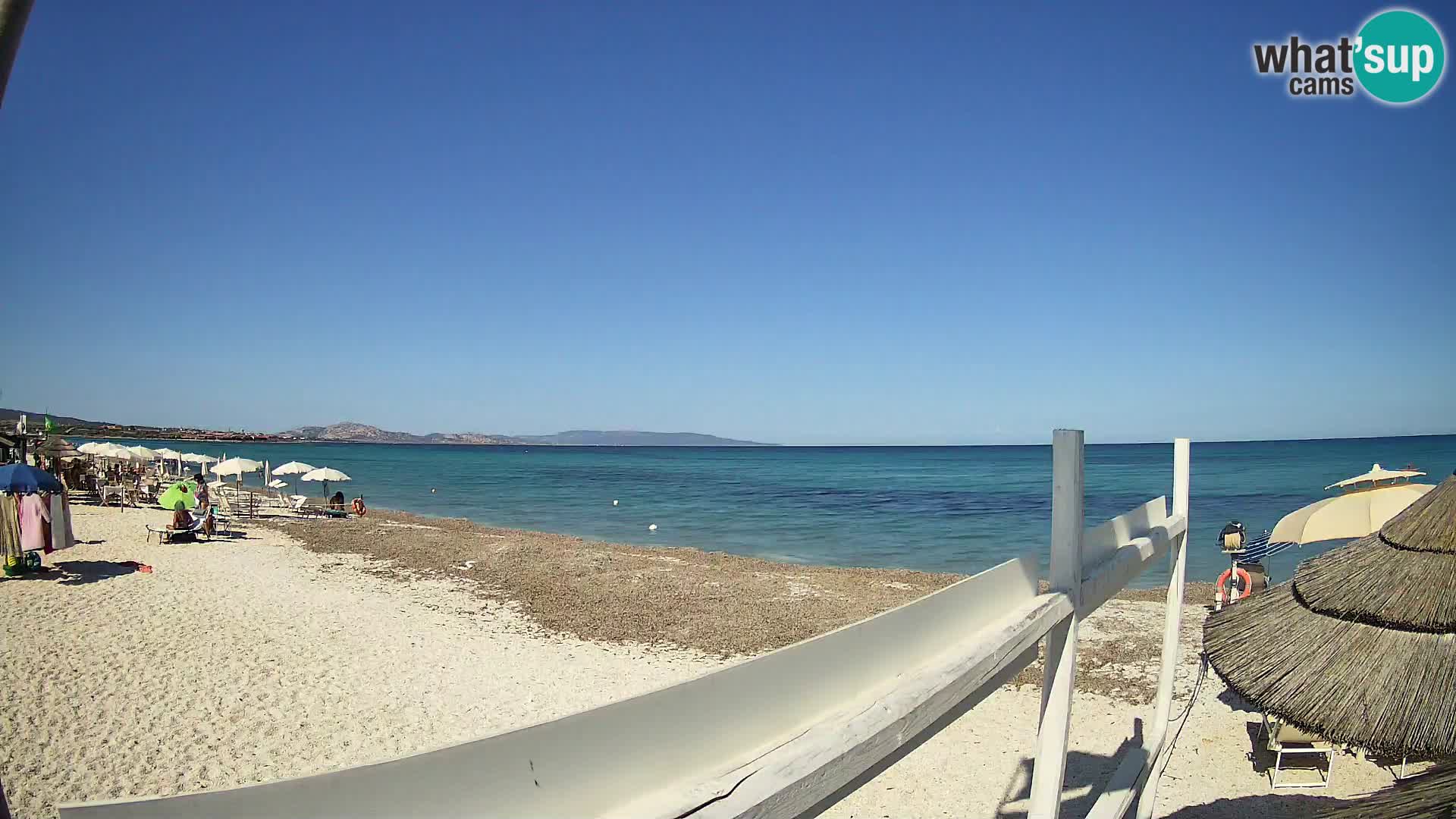 Spletna kamera plaža Le Saline Stintino | Sardinija