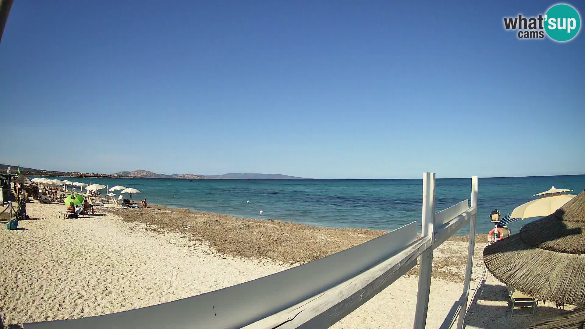 Spletna kamera plaža Le Saline Stintino | Sardinija