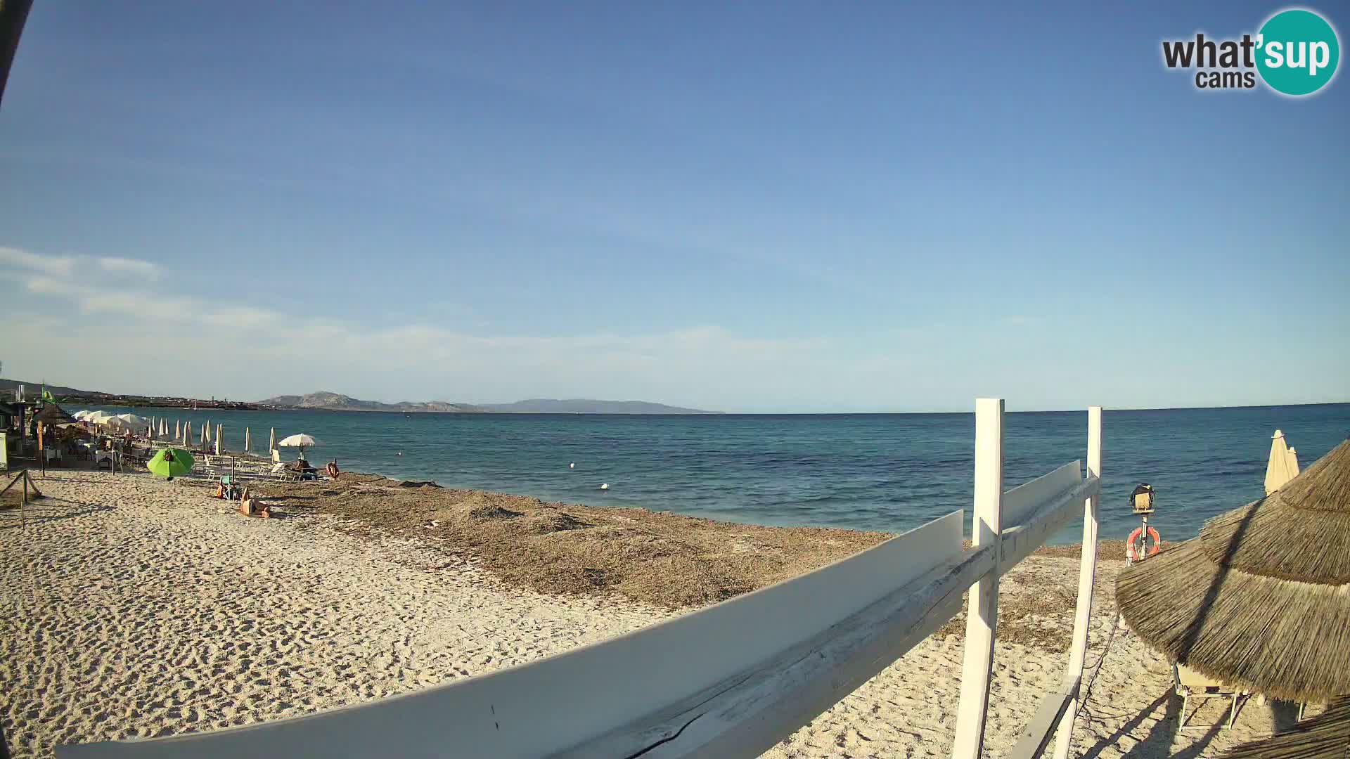 Spletna kamera plaža Le Saline Stintino | Sardinija