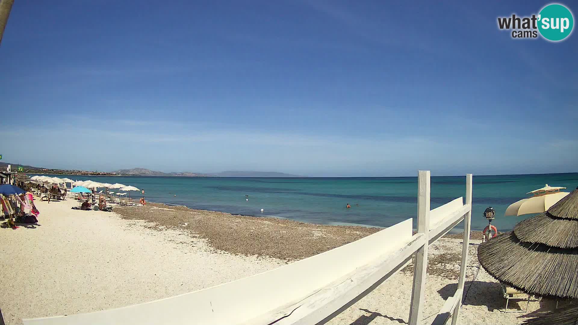 Livecam plage Le Saline Stintino | Sardaigne