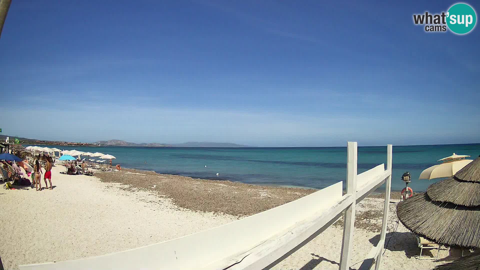 Spletna kamera plaža Le Saline Stintino | Sardinija